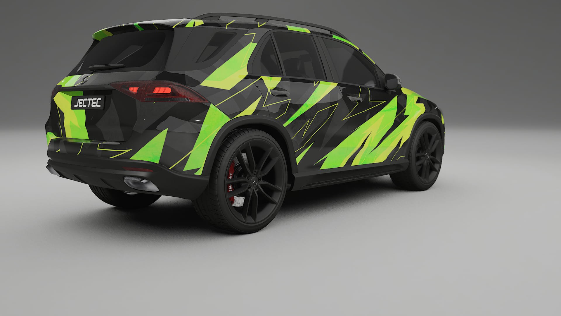 Mercedes GLE W167 NINJA TURTLES – Kit Wrap PPF Personalizat din Folie de Poliuretan Imprimabilă