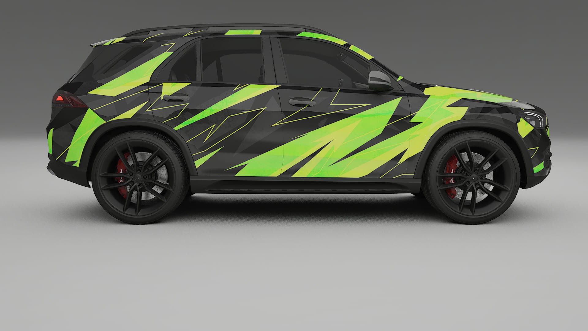 Mercedes GLE W167 NINJA TURTLES – Kit Wrap PPF Personalizat din Folie de Poliuretan Imprimabilă