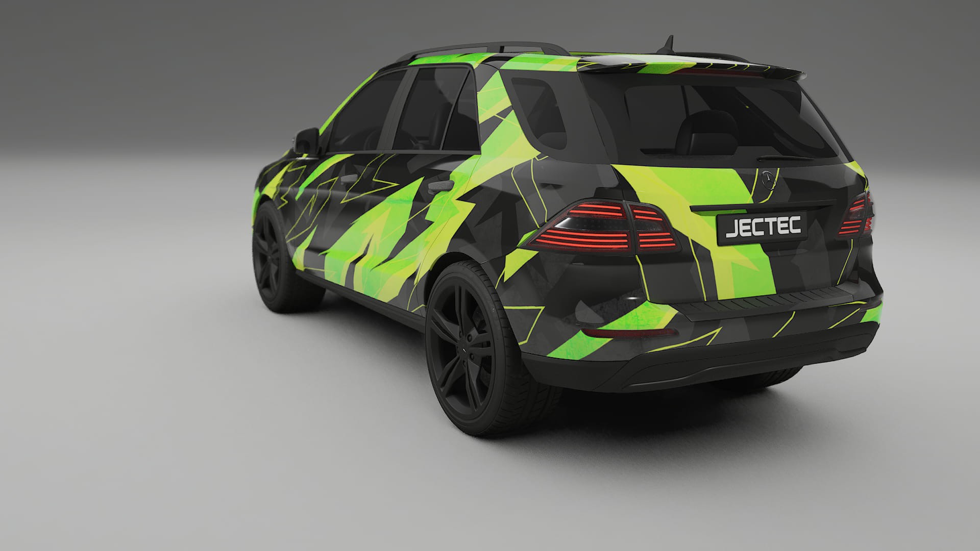 Mercedes M-class W166 NINJA TURTLES – Kit Wrap PPF Personalizat din Folie de Poliuretan Imprimabilă