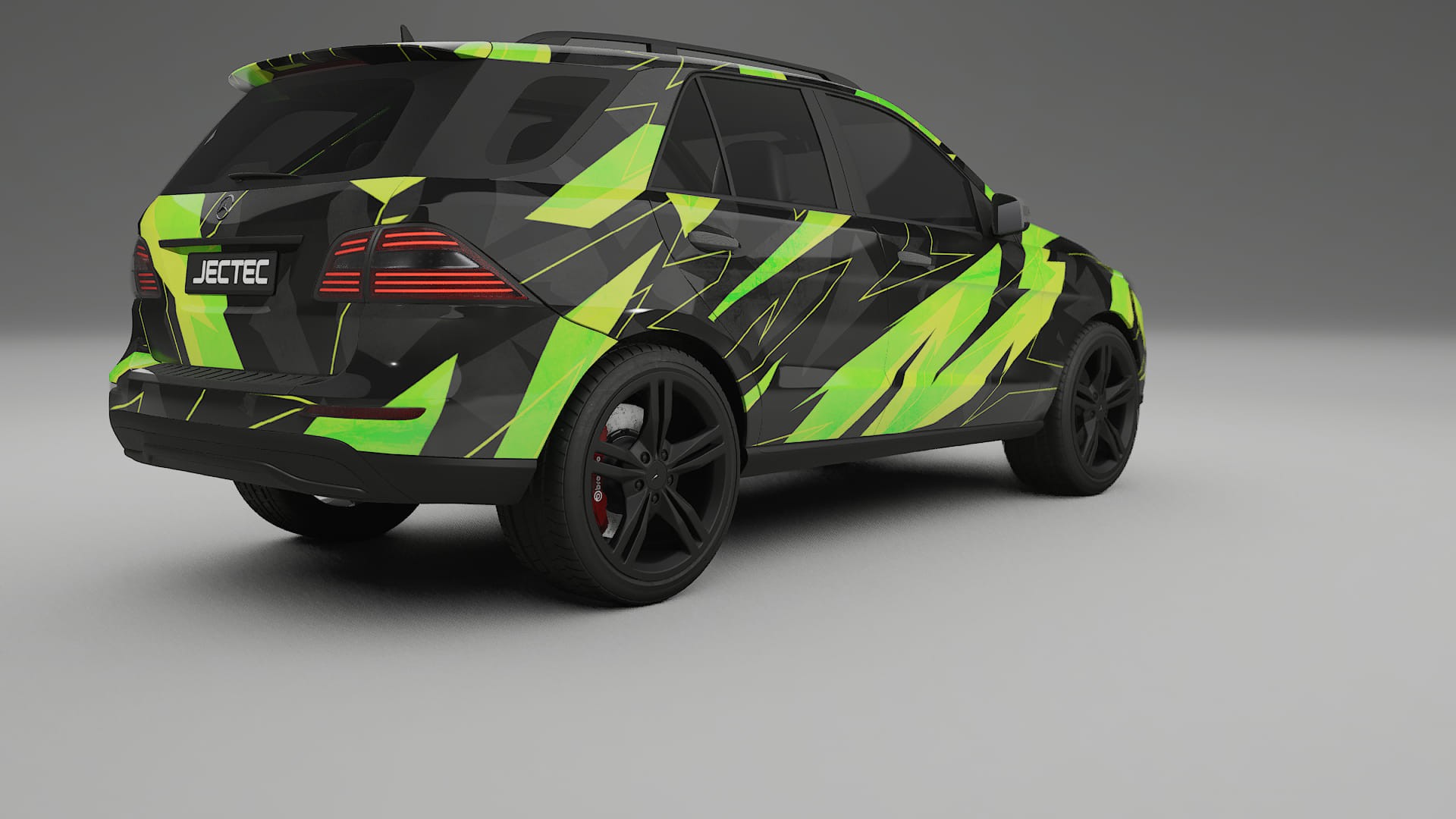 Mercedes M-class W166 NINJA TURTLES – Kit Wrap PPF Personalizat din Folie de Poliuretan Imprimabilă