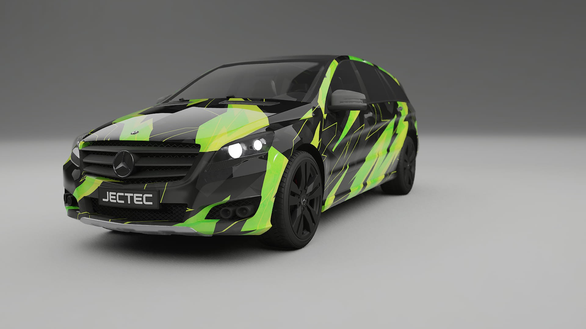 Mercedes R-class W251 facelift LCI NINJA TURTLES – Kit Wrap PPF Personalizat din Folie de Poliuretan Imprimabilă
