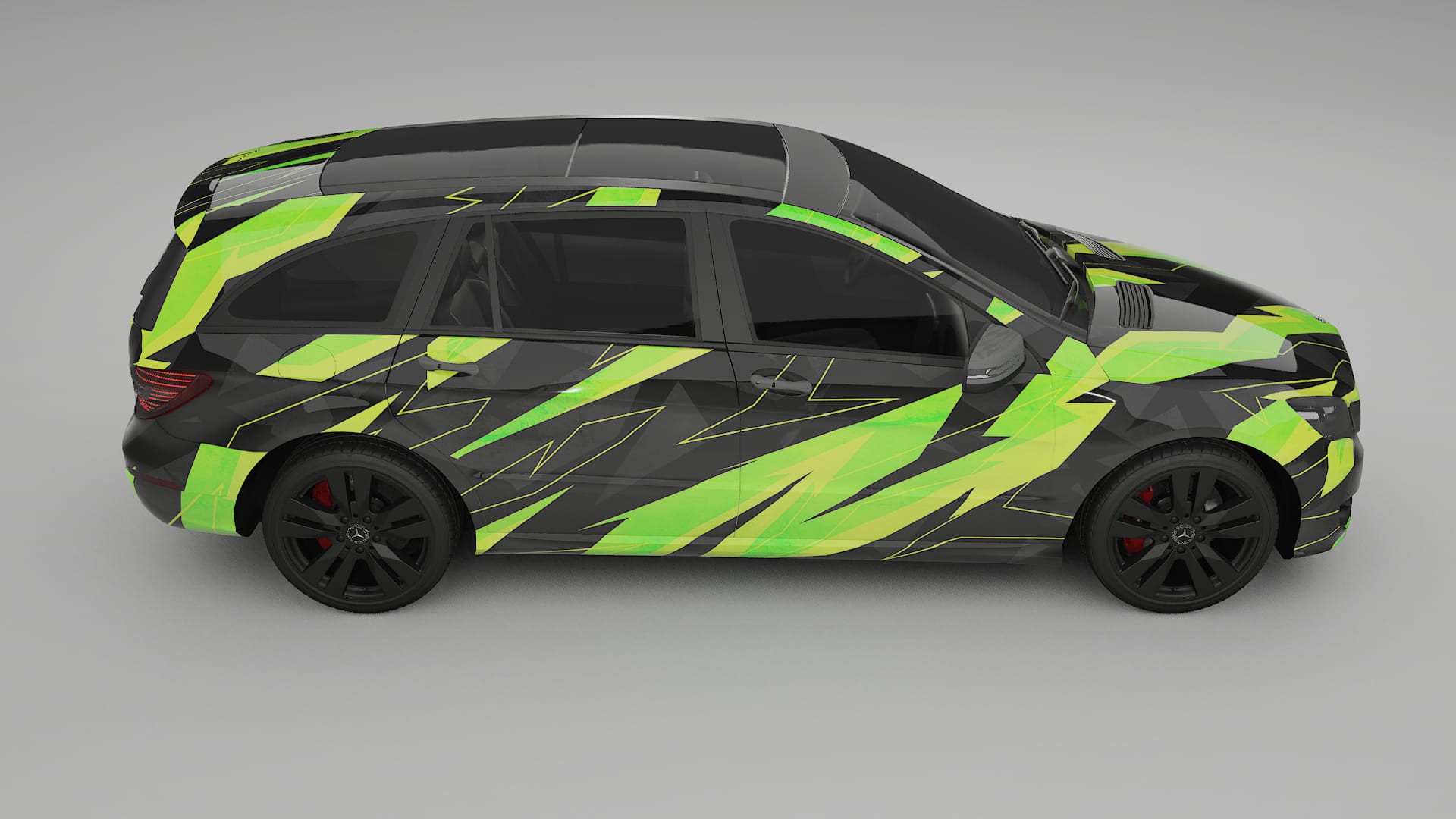 Mercedes R-class W251 facelift LCI NINJA TURTLES – Kit Wrap PPF Personalizat din Folie de Poliuretan Imprimabilă