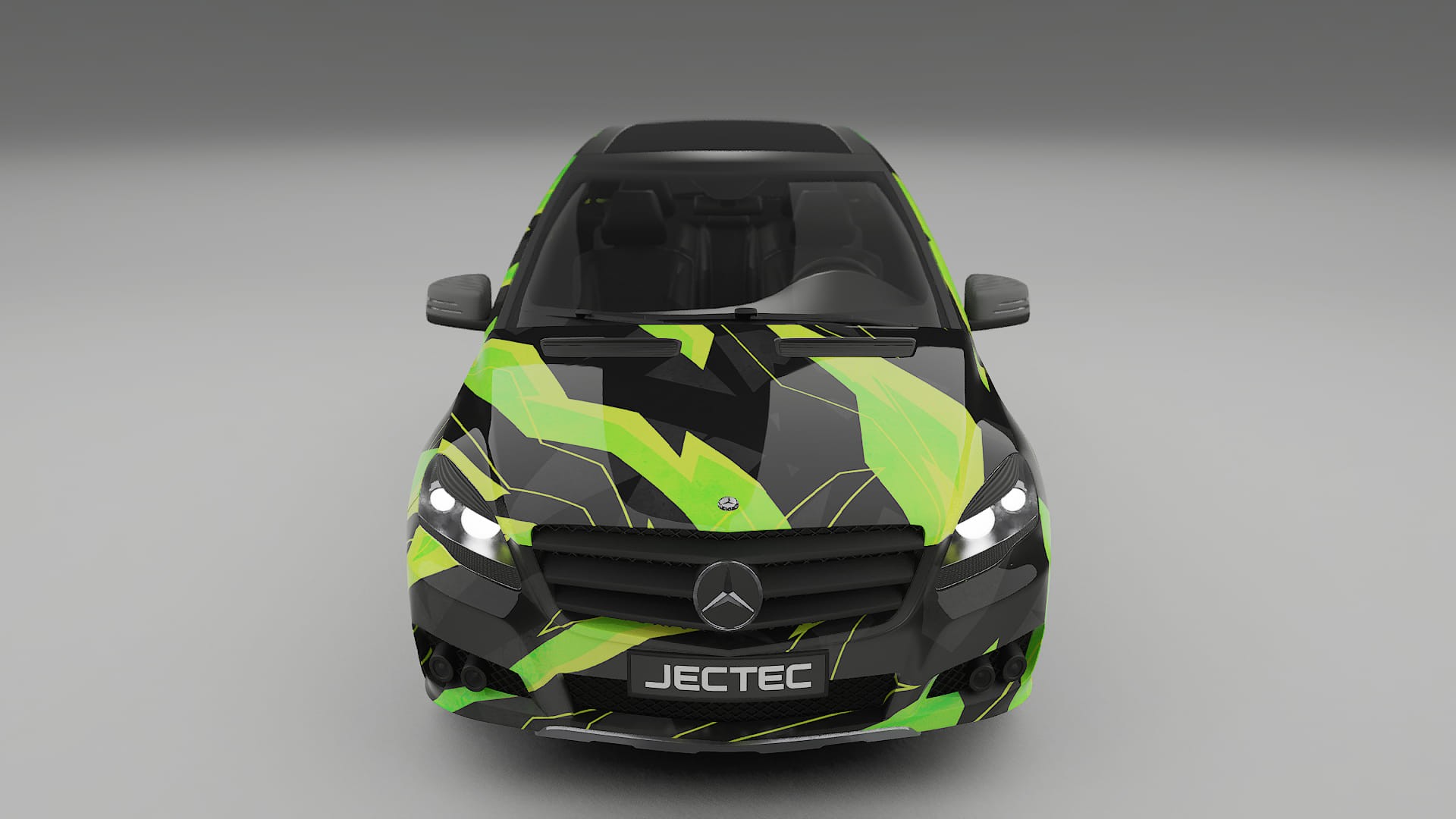 Mercedes R-class W251 facelift LCI NINJA TURTLES – Kit Wrap PPF Personalizat din Folie de Poliuretan Imprimabilă