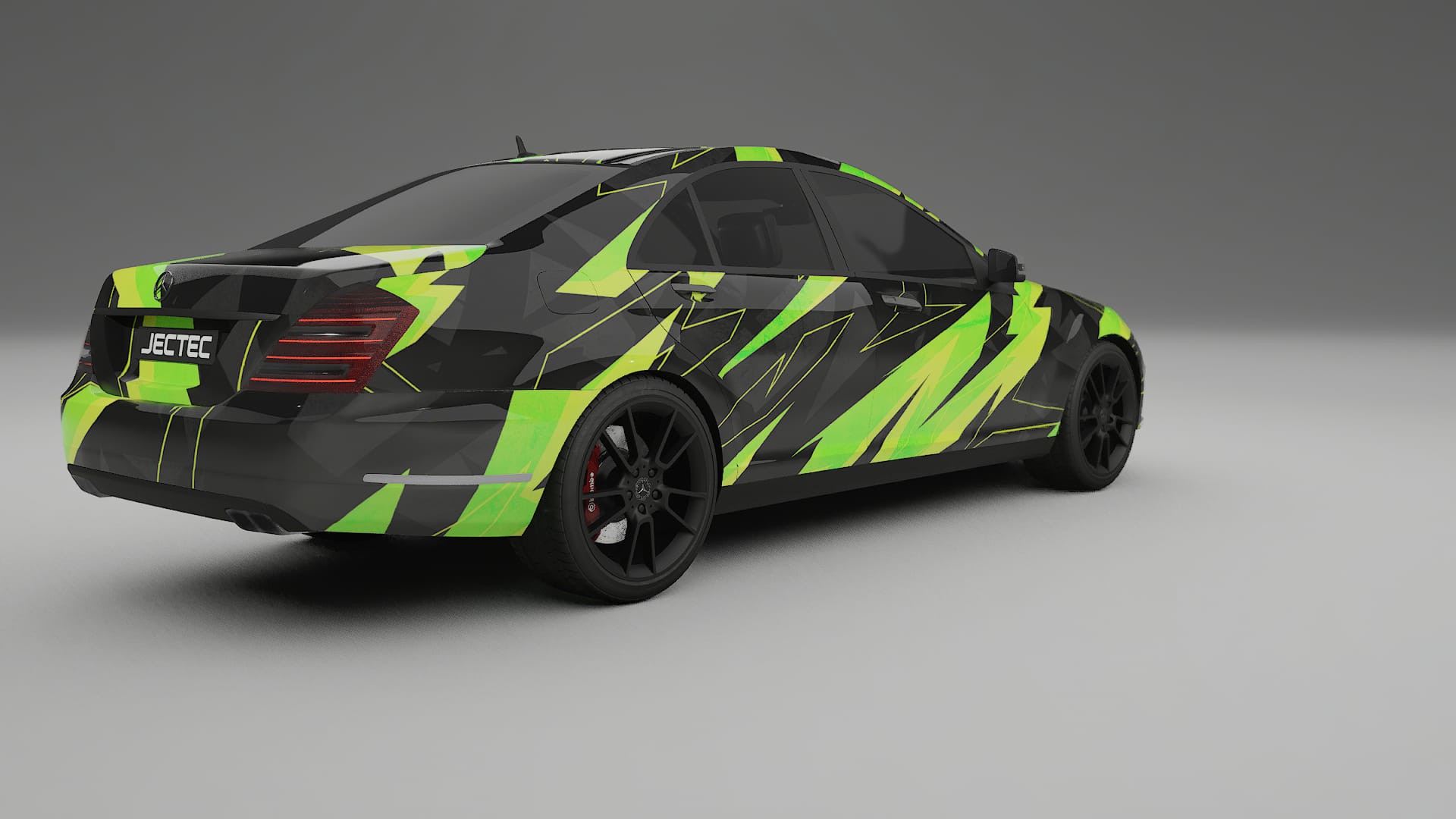 Mercedes S-class W221 facelift LCI NINJA TURTLES – Kit Wrap PPF Personalizat din Folie de Poliuretan Imprimabilă