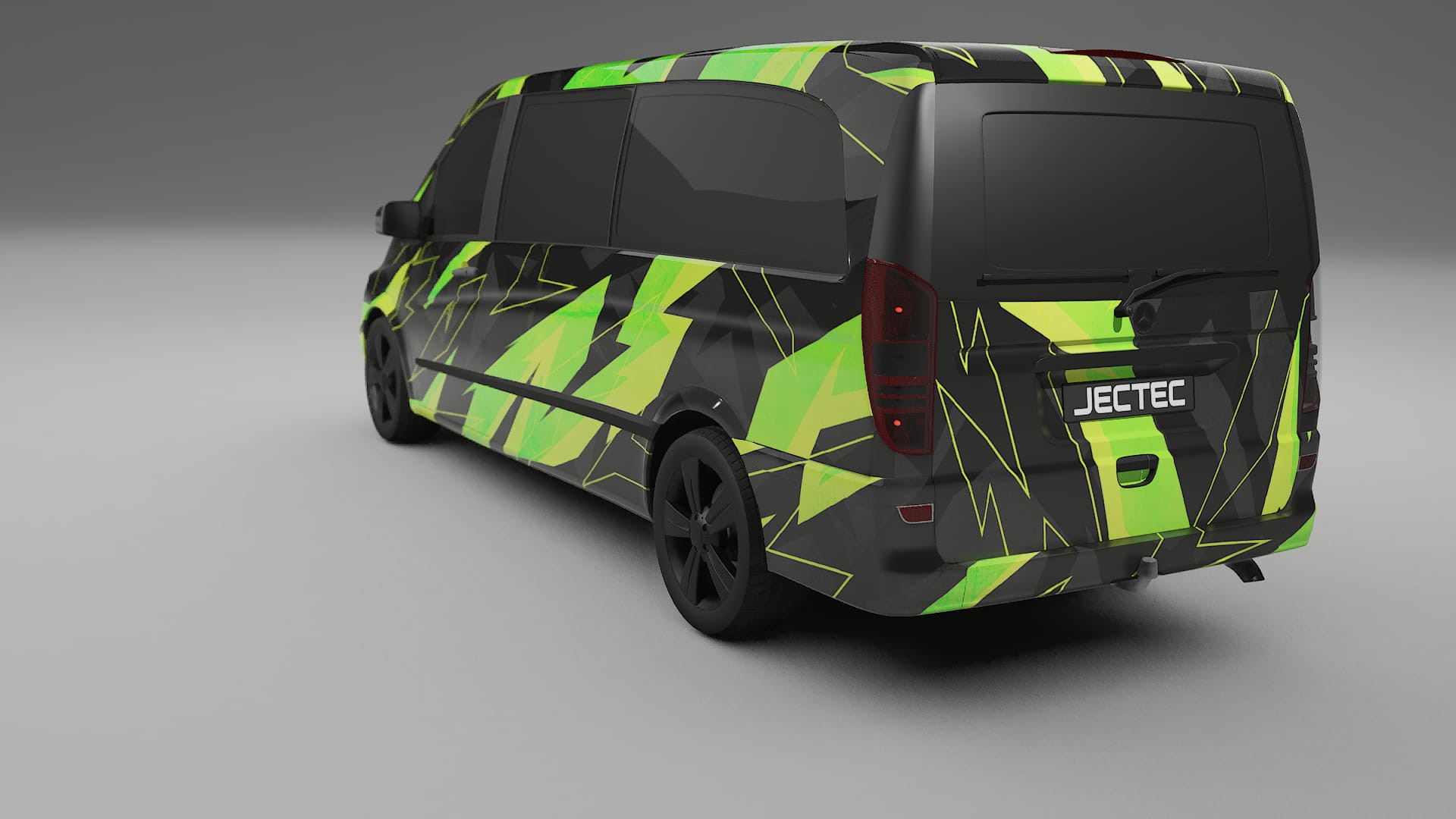 Mercedes Viano Extralong W439 Facelift LCI NINJA TURTLES – Kit Wrap PPF Personalizat din Folie de Poliuretan Imprimabilă