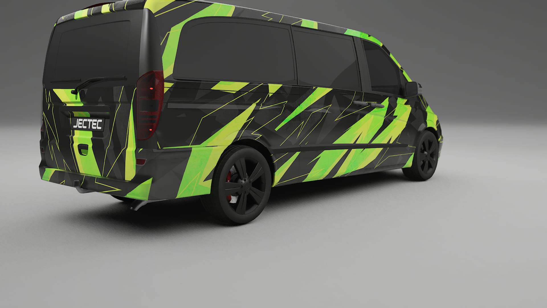 Mercedes Viano Extralong W439 Facelift LCI NINJA TURTLES – Kit Wrap PPF Personalizat din Folie de Poliuretan Imprimabilă