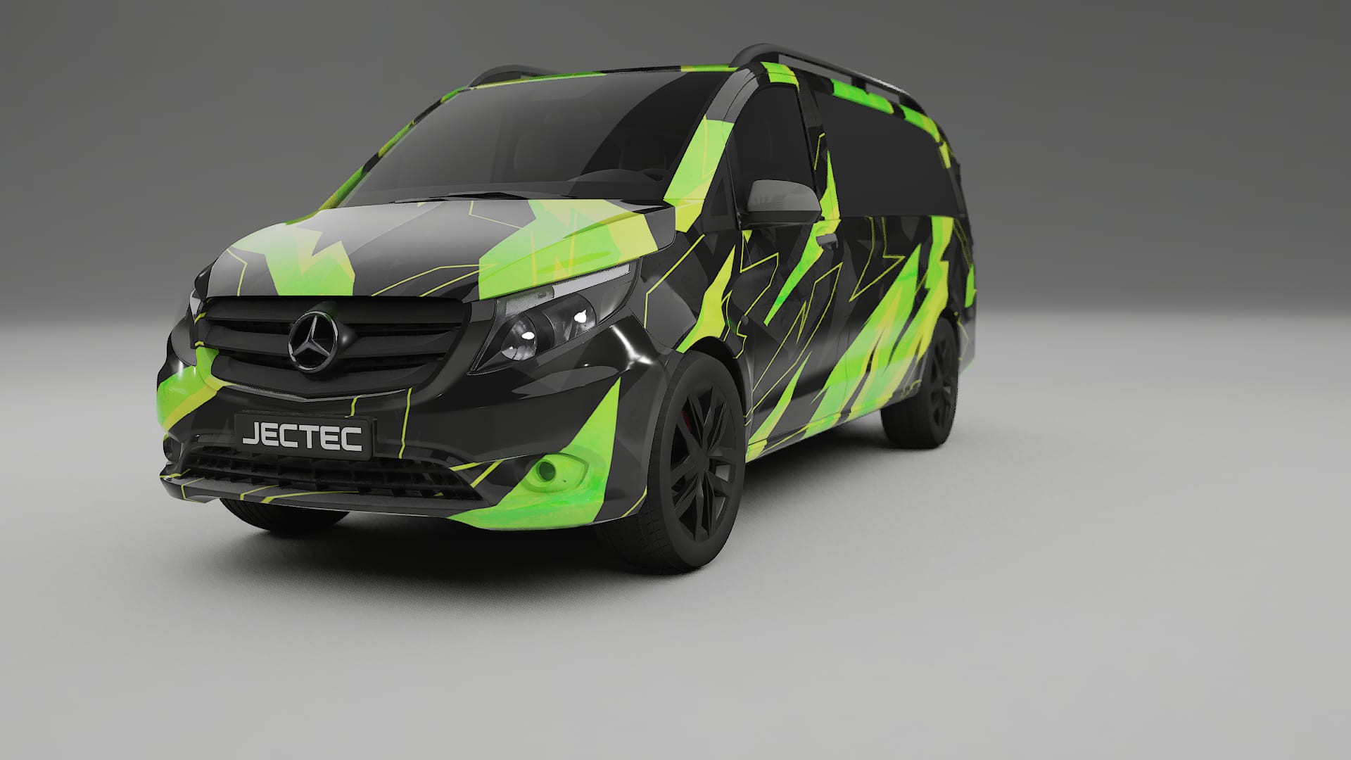 Mercedes Vito Short W447 prefacelift pre-LCI NINJA TURTLES – Kit Wrap PPF Personalizat din Folie de Poliuretan Imprimabilă