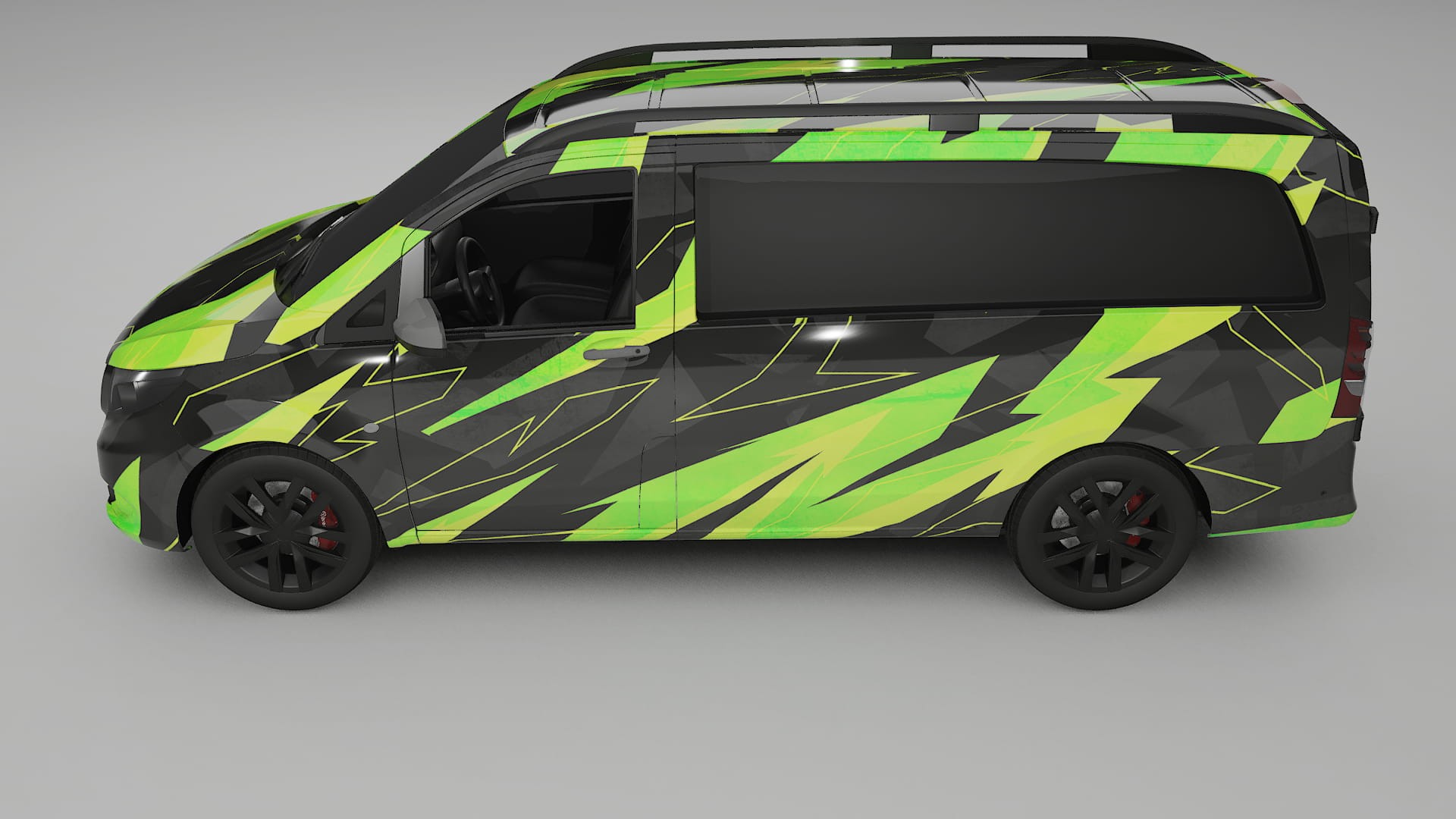 Mercedes Vito Short W447 prefacelift pre-LCI NINJA TURTLES – Kit Wrap PPF Personalizat din Folie de Poliuretan Imprimabilă