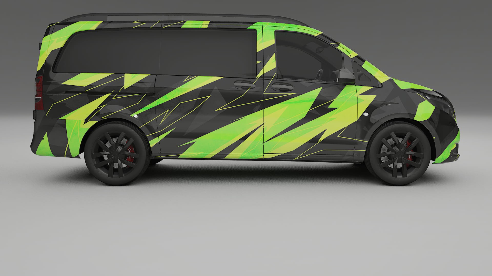 Mercedes Vito Short W447 prefacelift pre-LCI NINJA TURTLES – Kit Wrap PPF Personalizat din Folie de Poliuretan Imprimabilă
