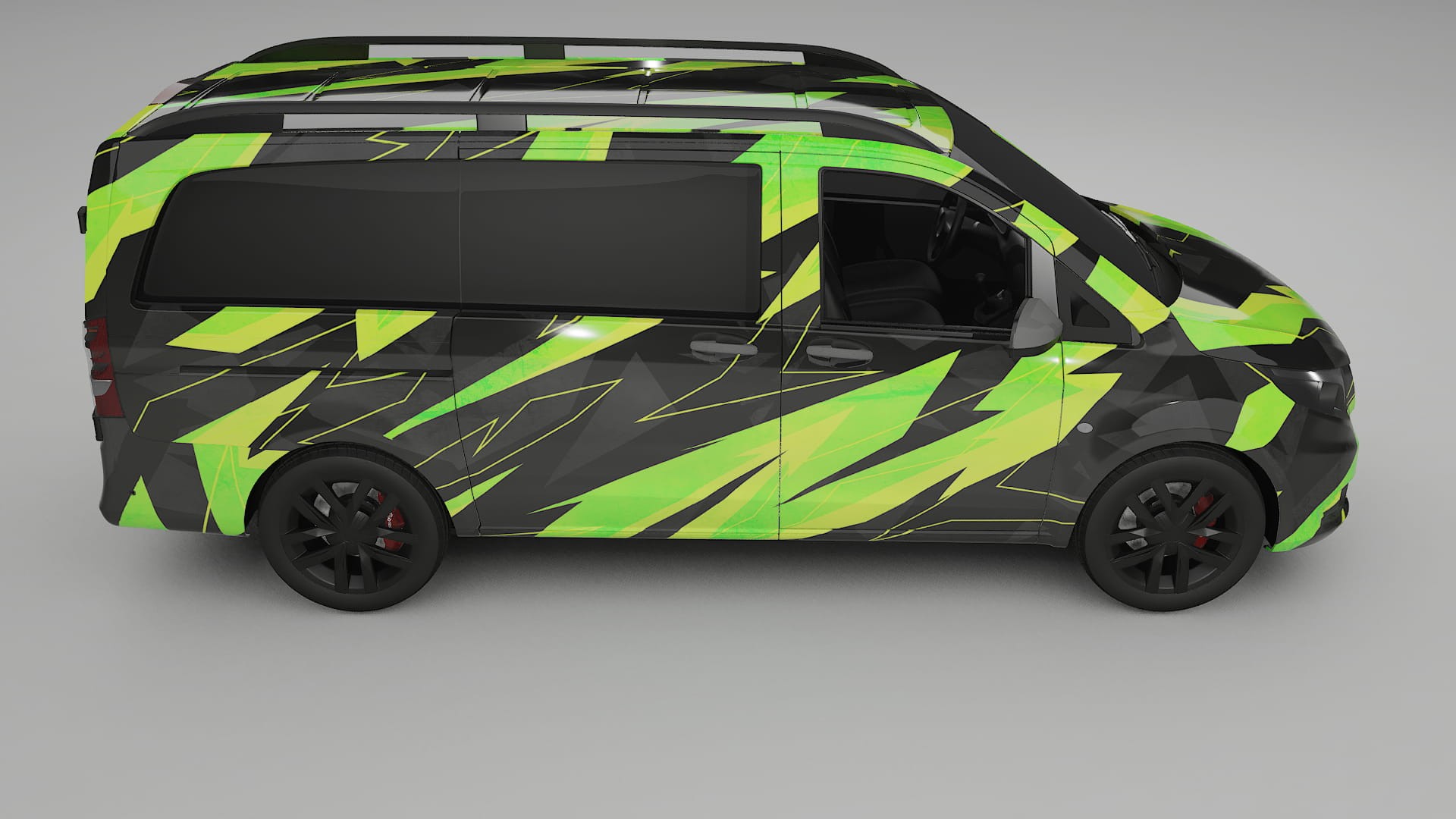 Mercedes Vito Short W447 prefacelift pre-LCI NINJA TURTLES – Kit Wrap PPF Personalizat din Folie de Poliuretan Imprimabilă