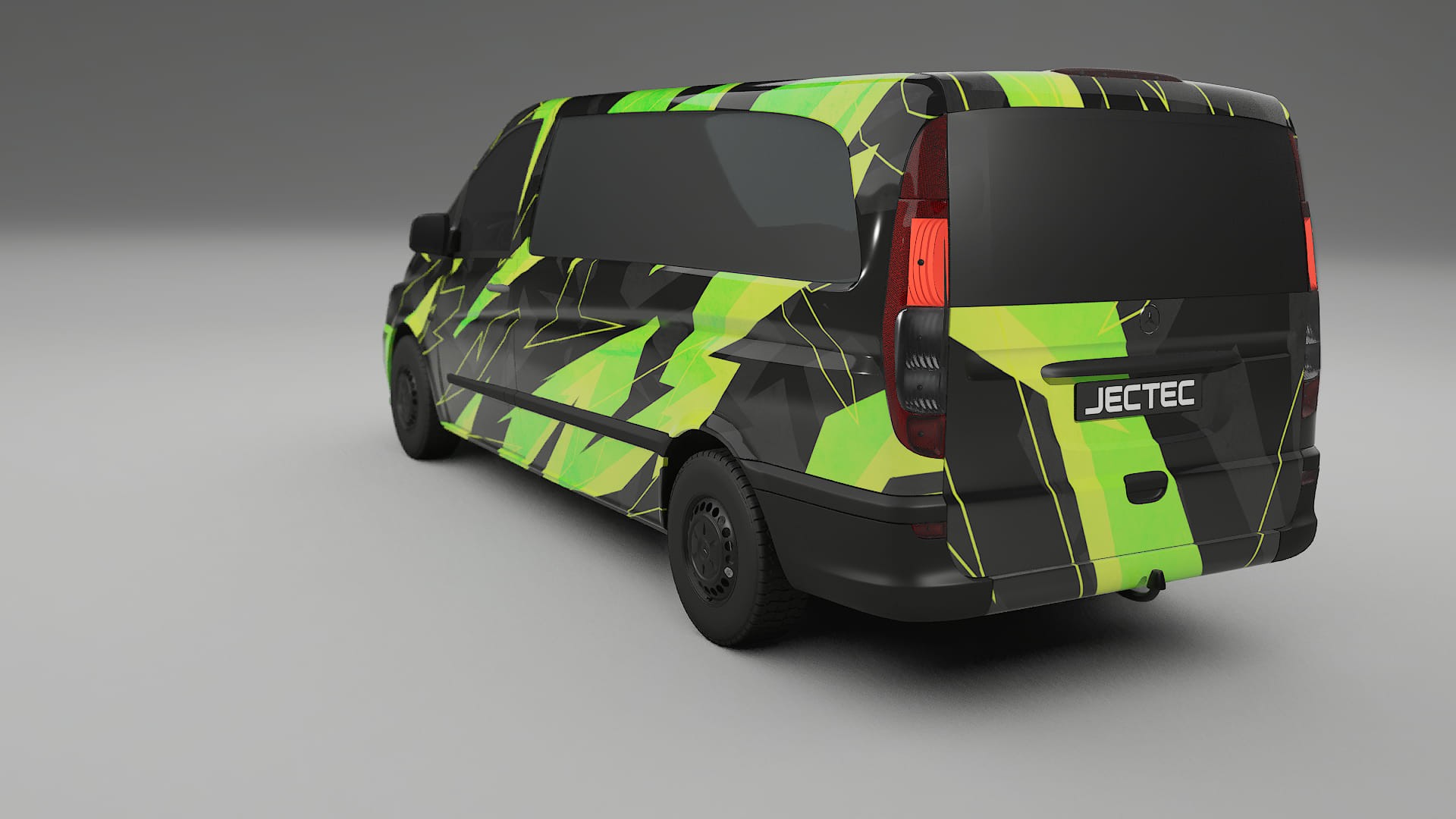 Mercedes Vito Short W639 facelift LCI NINJA TURTLES – Kit Wrap PPF Personalizat din Folie de Poliuretan Imprimabilă