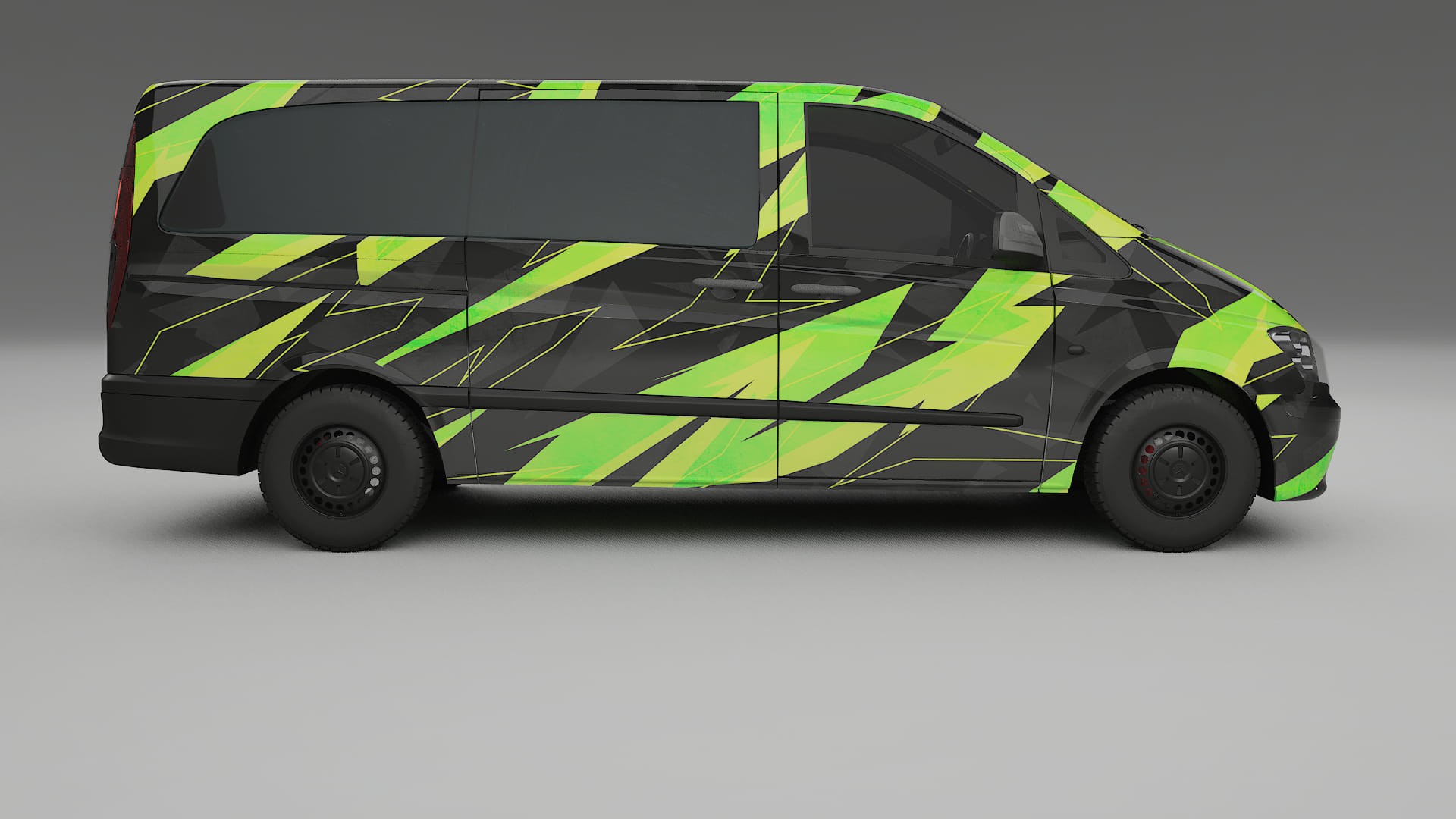 Mercedes Vito Short W639 facelift LCI NINJA TURTLES – Kit Wrap PPF Personalizat din Folie de Poliuretan Imprimabilă