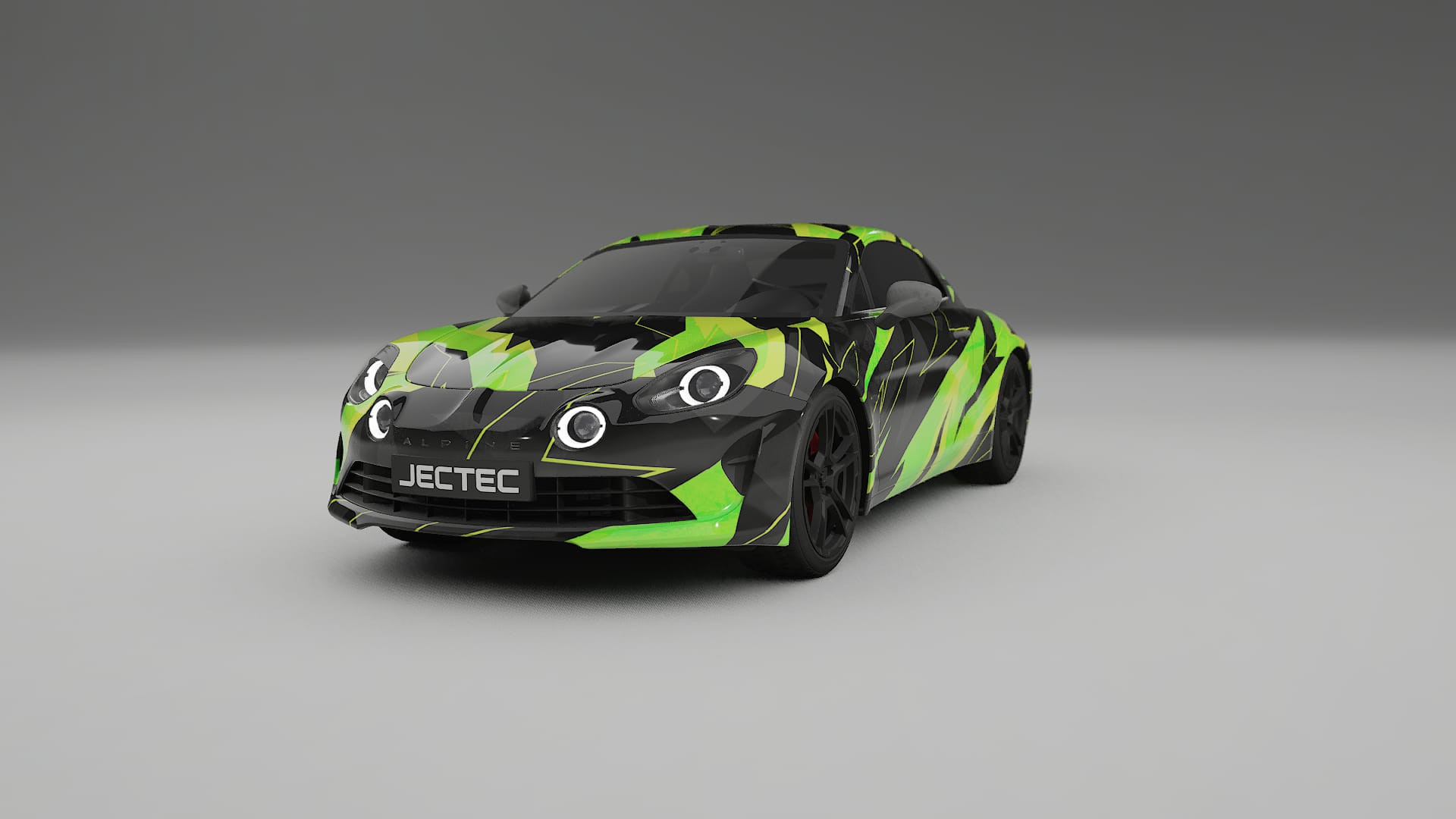 Renault Alpine A110 NINJA TURTLES – Kit Wrap PPF Personalizat din Folie de Poliuretan Imprimabilă