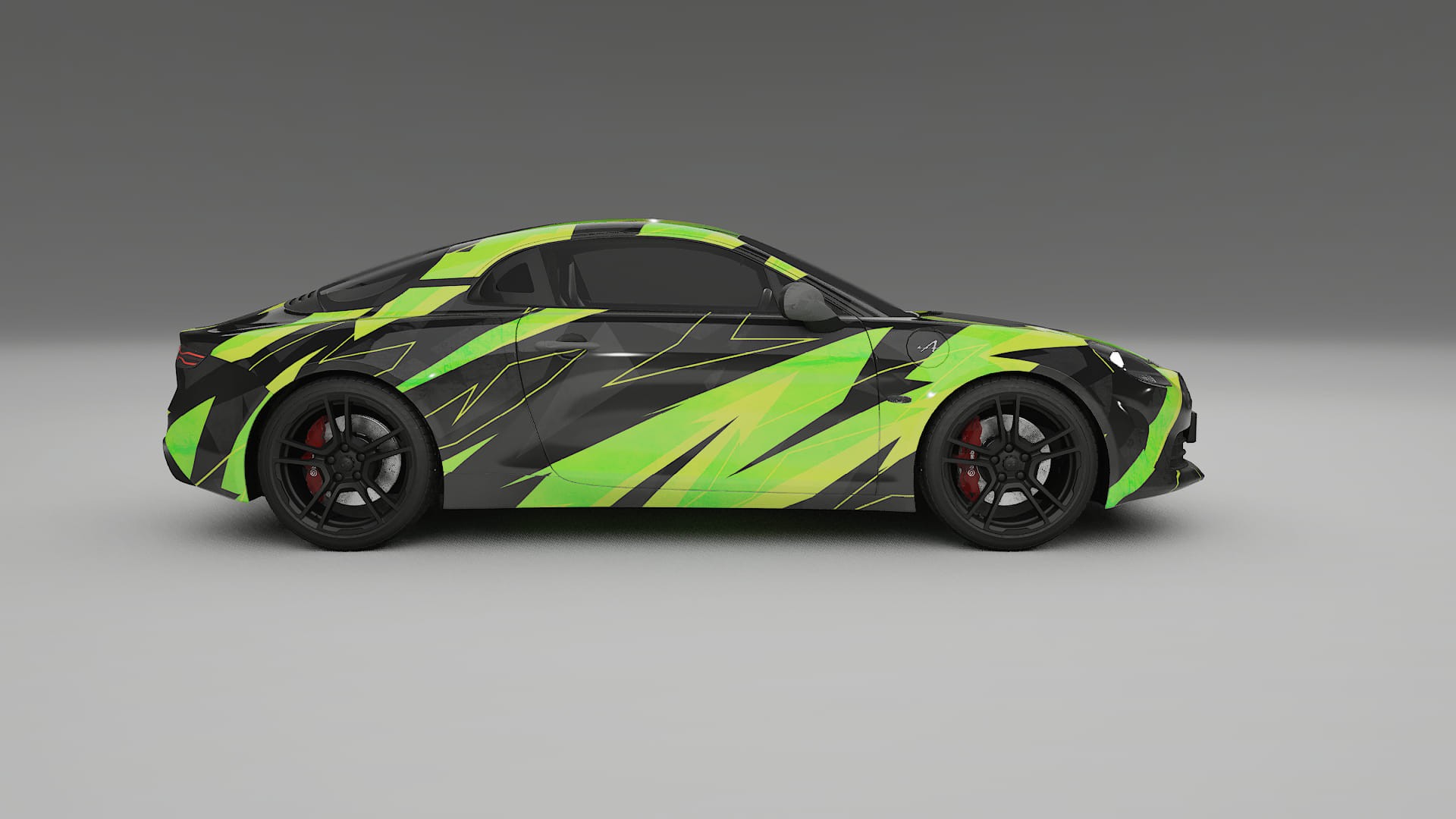 Renault Alpine A110 NINJA TURTLES – Kit Wrap PPF Personalizat din Folie de Poliuretan Imprimabilă