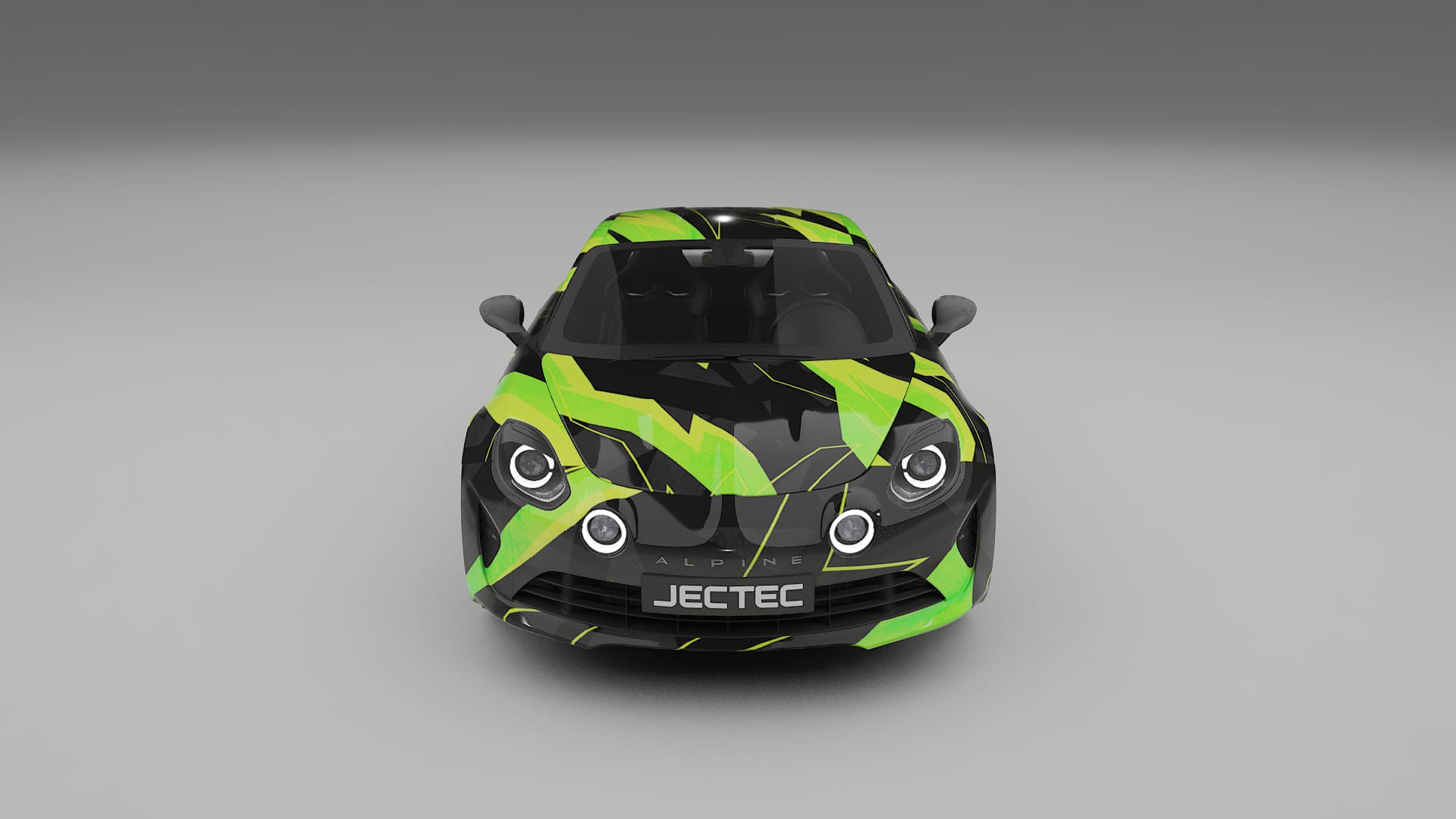 Renault Alpine A110 NINJA TURTLES – Kit Wrap PPF Personalizat din Folie de Poliuretan Imprimabilă