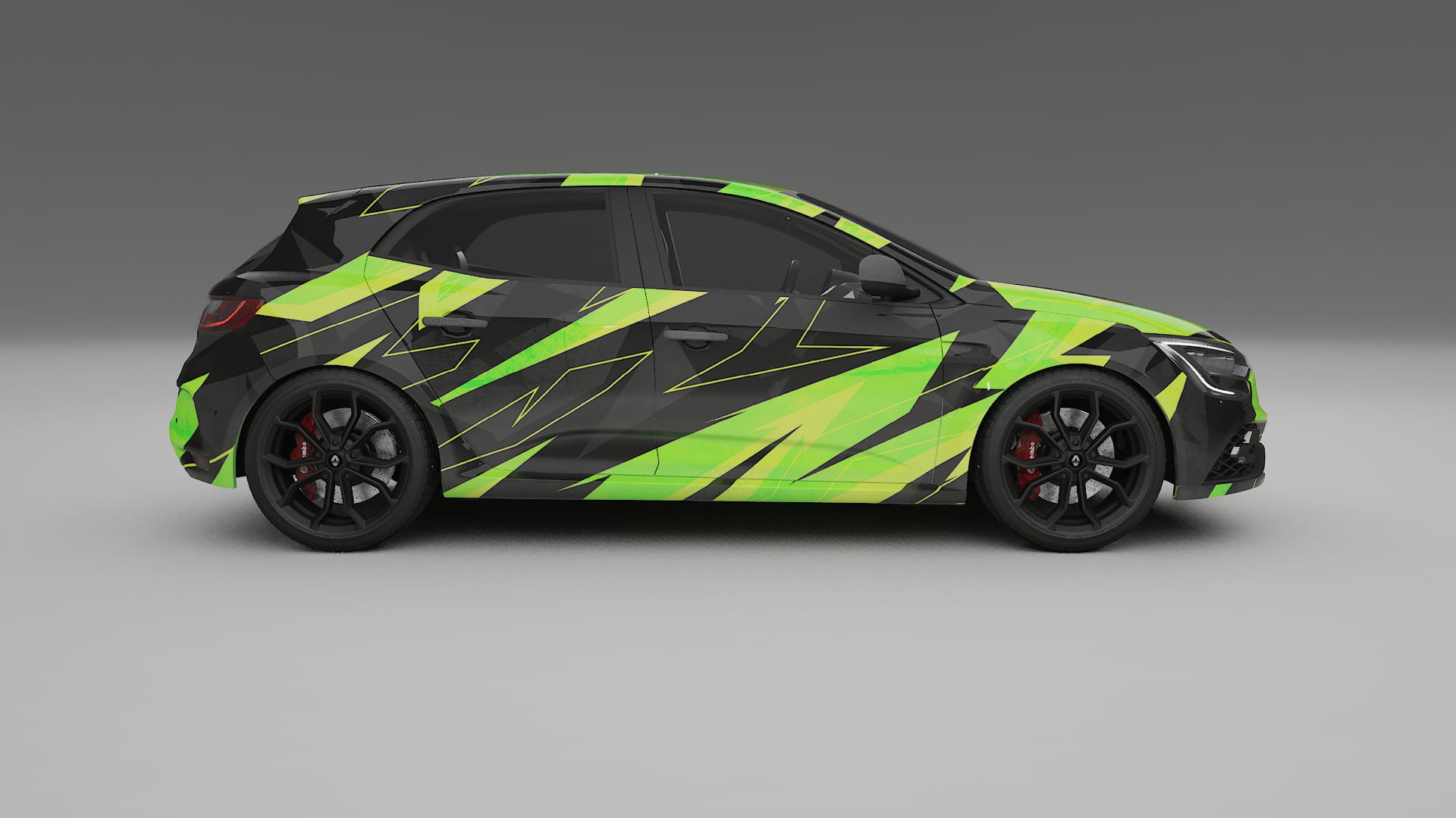 Renault Megane RS IV NINJA TURTLES – Kit Wrap PPF Personalizat din Folie de Poliuretan Imprimabilă