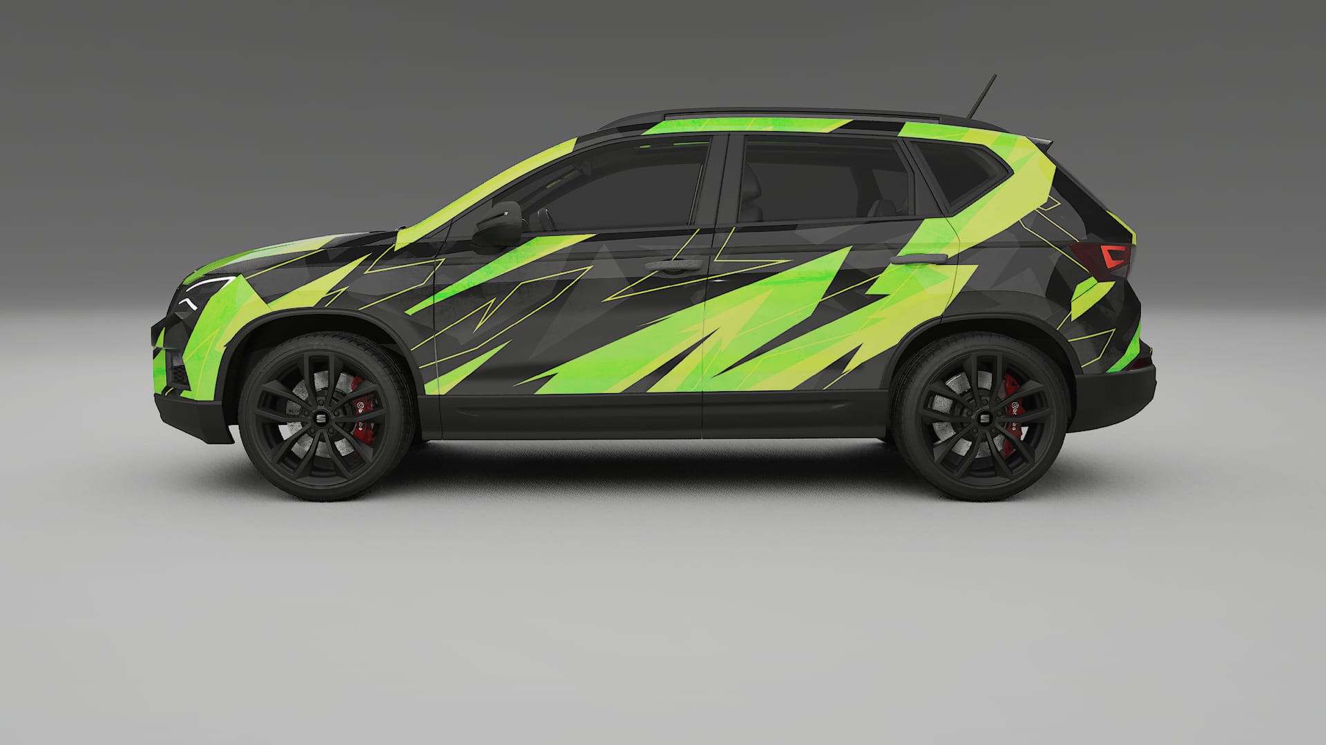 Seat Ateca KH7 NINJA TURTLES – Kit Wrap PPF Personalizat din Folie de Poliuretan Imprimabilă