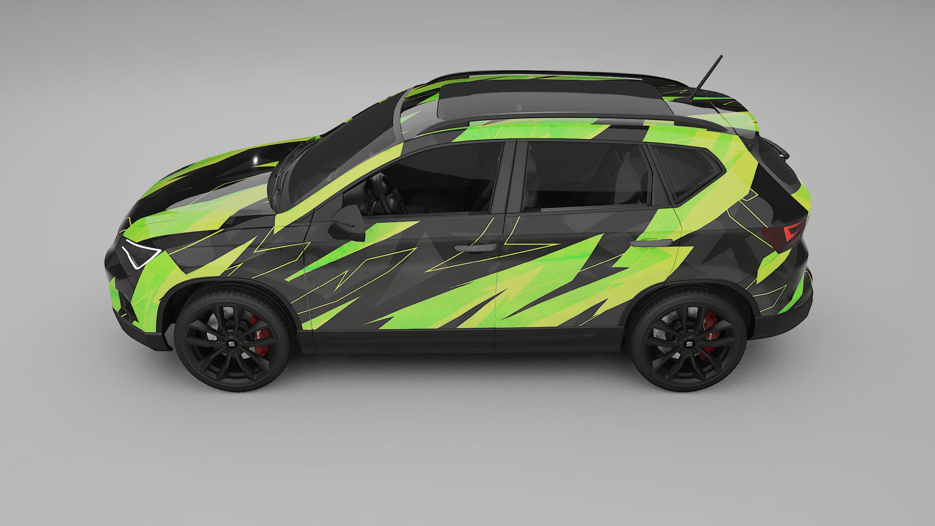 Seat Ateca KH7 NINJA TURTLES – Kit Wrap PPF Personalizat din Folie de Poliuretan Imprimabilă