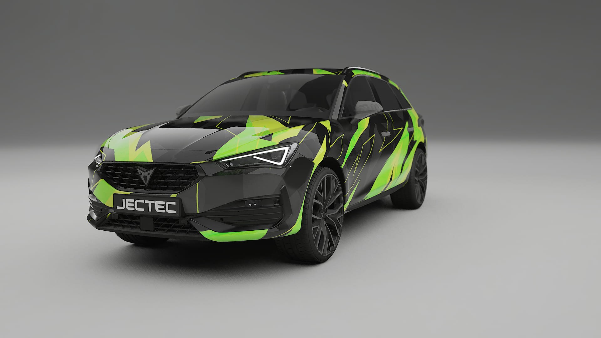 Seat Leon Cupra KL NINJA TURTLES – Kit Wrap PPF Personalizat din Folie de Poliuretan Imprimabilă