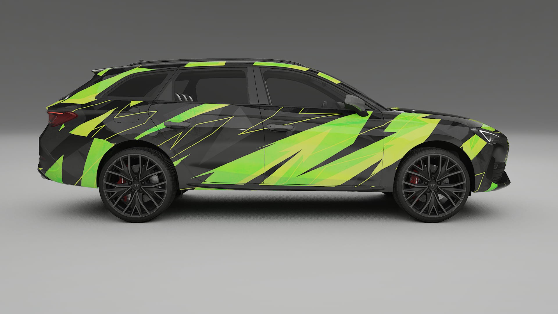 Seat Leon Cupra KL NINJA TURTLES – Kit Wrap PPF Personalizat din Folie de Poliuretan Imprimabilă