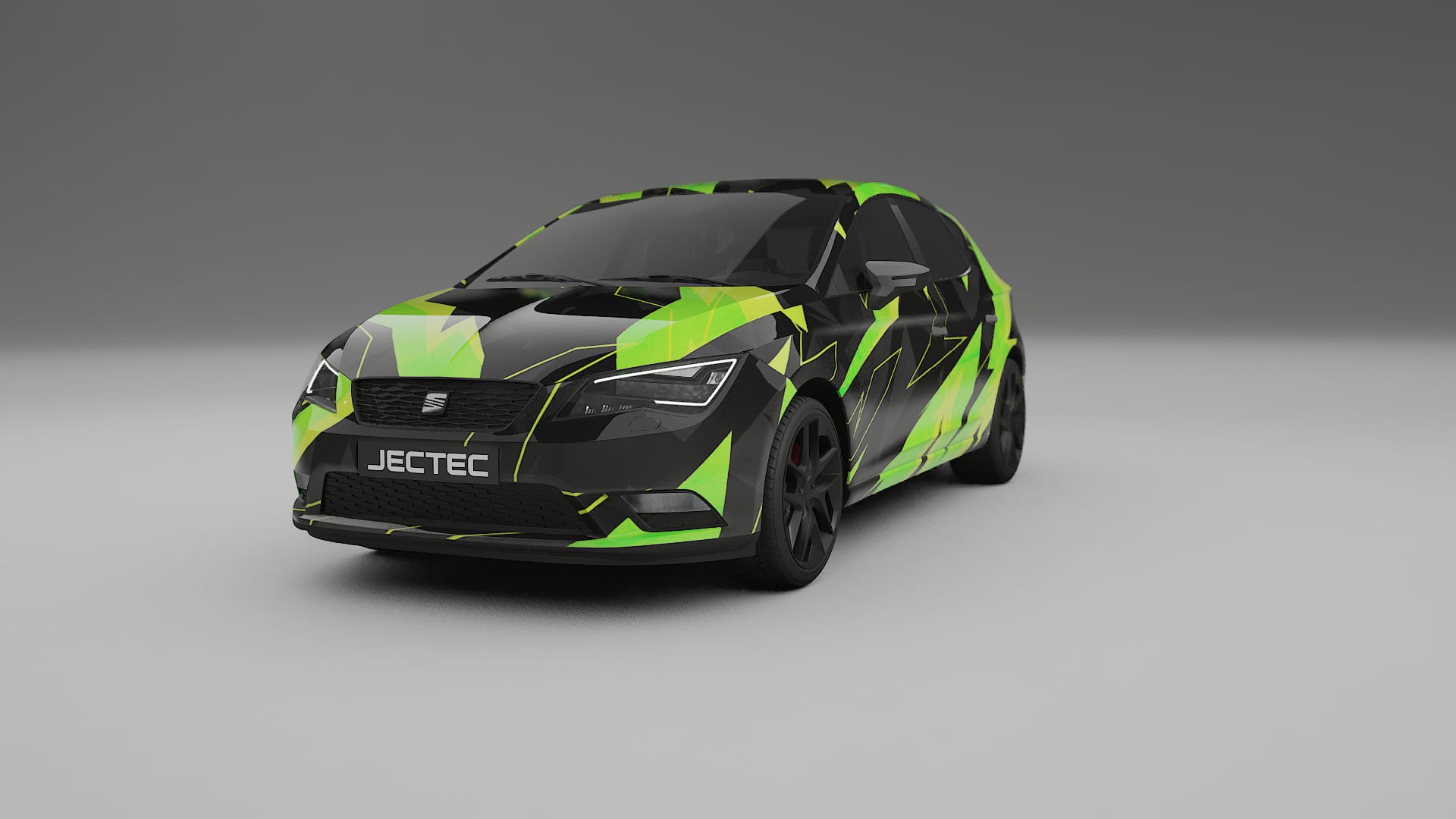 Seat Leon FR 5F NINJA TURTLES – Kit Wrap PPF Personalizat din Folie de Poliuretan Imprimabilă