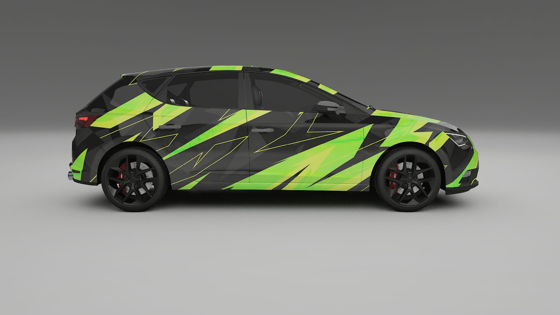 Seat Leon FR 5F NINJA TURTLES – Kit Wrap PPF Personalizat din Folie de Poliuretan Imprimabilă