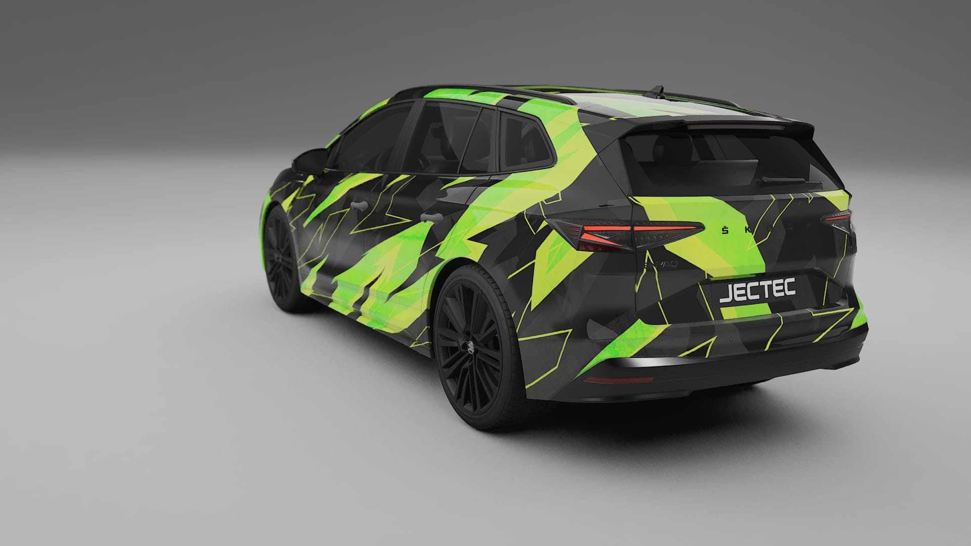 Škoda Enyaq MEB NINJA TURTLES – Kit Wrap PPF Personalizat din Folie de Poliuretan Imprimabilă