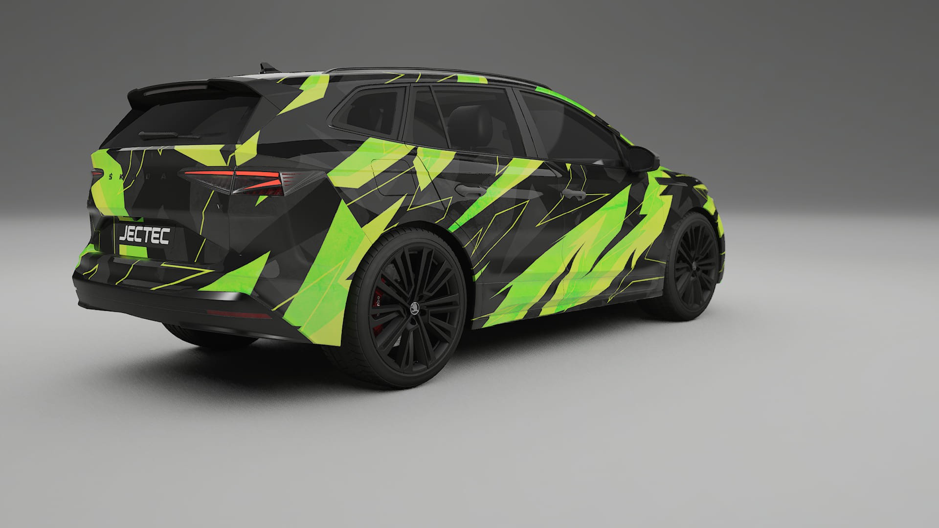 Škoda Enyaq MEB NINJA TURTLES – Kit Wrap PPF Personalizat din Folie de Poliuretan Imprimabilă