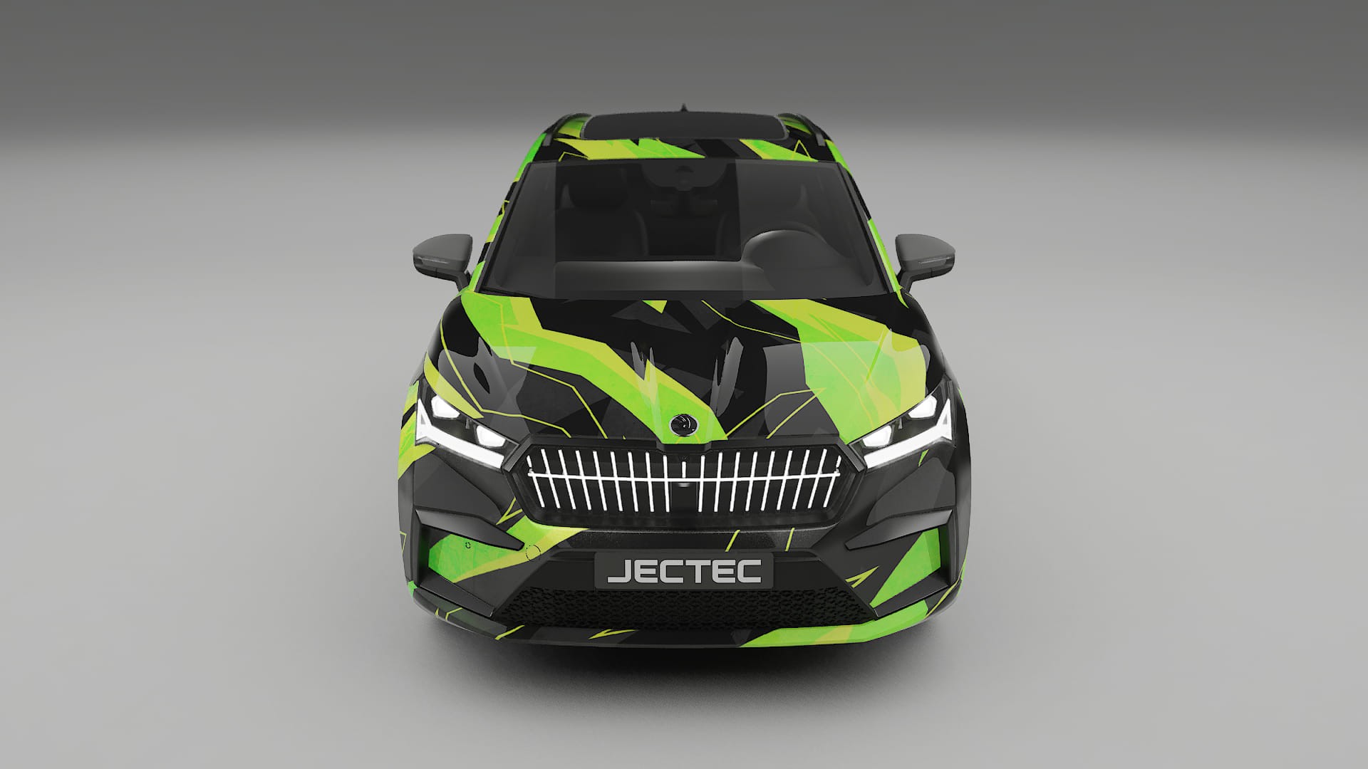 Škoda Enyaq MEB NINJA TURTLES – Kit Wrap PPF Personalizat din Folie de Poliuretan Imprimabilă