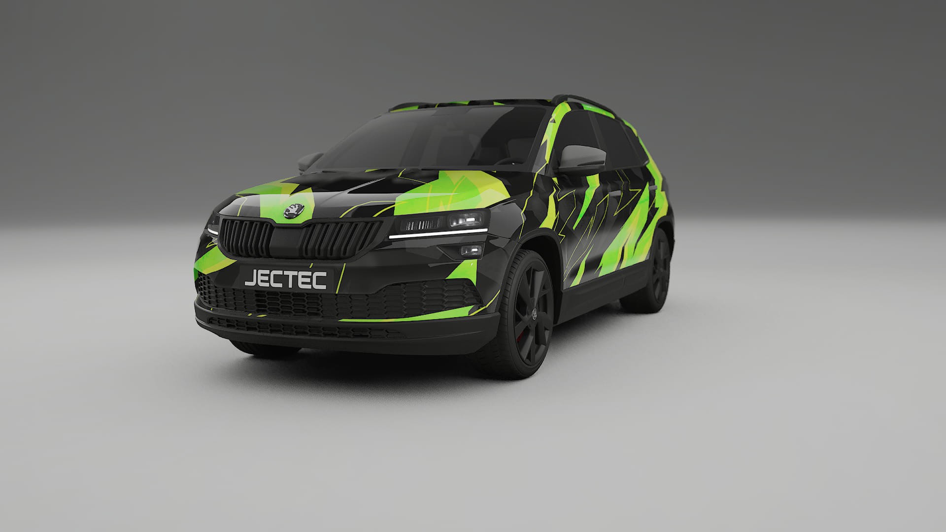 Škoda Karoq NU7 NINJA TURTLES Designed Wrap PPF Kit – Printable Polyurethane Film
