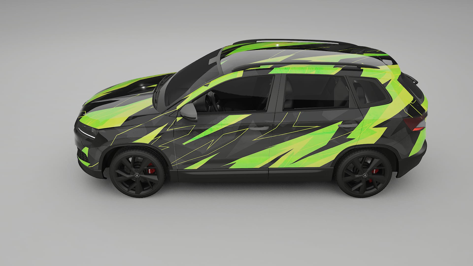 Škoda Karoq NU7 NINJA TURTLES – Kit Wrap PPF Personalizat din Folie de Poliuretan Imprimabilă