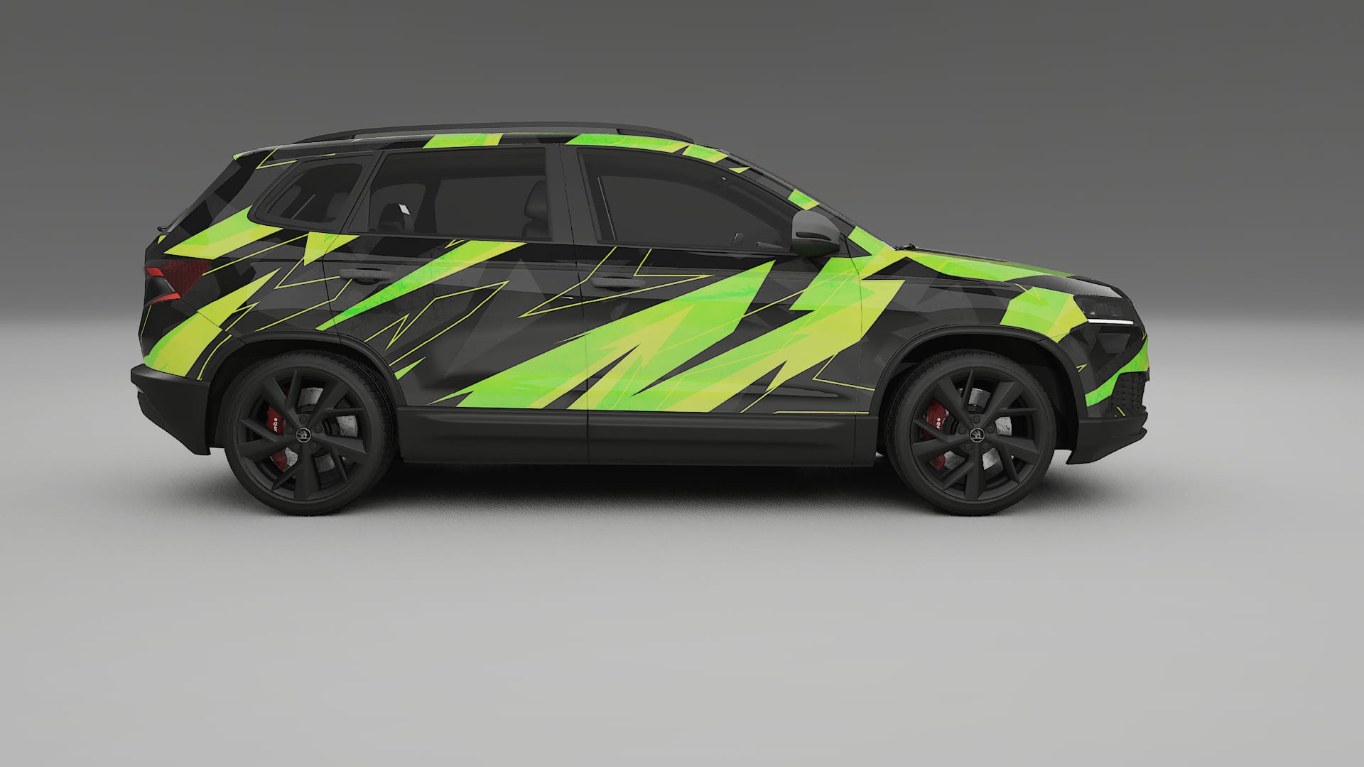 Škoda Karoq NU7 NINJA TURTLES – Kit Wrap PPF Personalizat din Folie de Poliuretan Imprimabilă