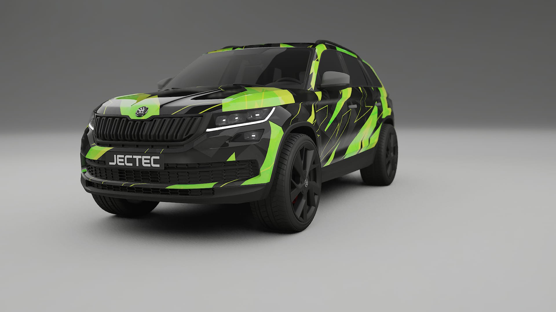 Škoda Kodiaq NS7 NINJA TURTLES – Kit Wrap PPF Personalizat din Folie de Poliuretan Imprimabilă