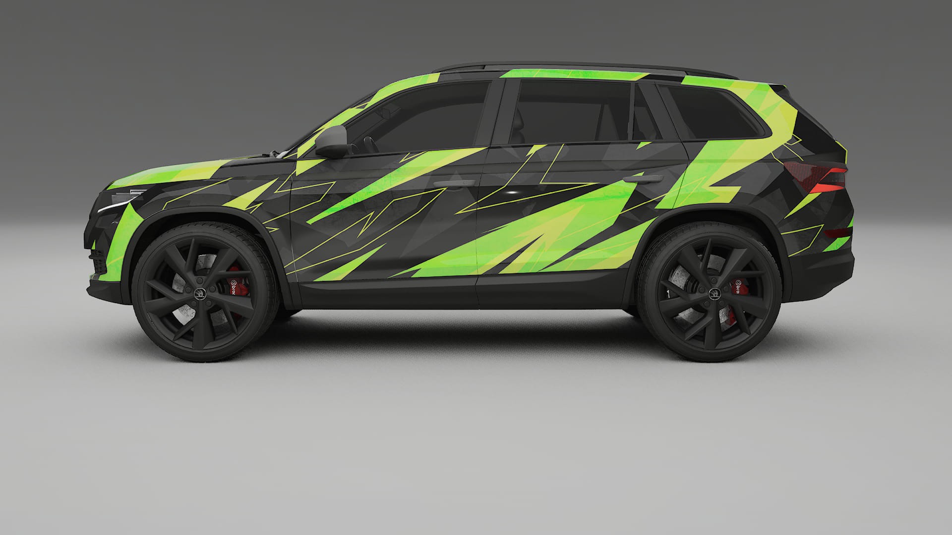 Škoda Kodiaq NS7 NINJA TURTLES – Kit Wrap PPF Personalizat din Folie de Poliuretan Imprimabilă