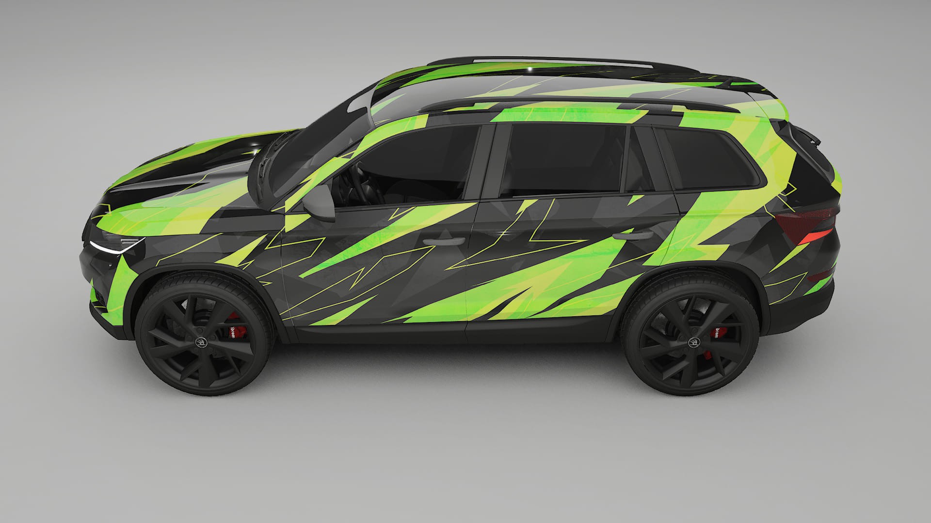 Škoda Kodiaq NS7 NINJA TURTLES – Kit Wrap PPF Personalizat din Folie de Poliuretan Imprimabilă