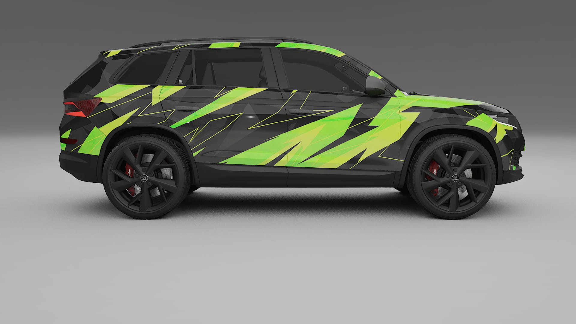 Škoda Kodiaq NS7 NINJA TURTLES – Kit Wrap PPF Personalizat din Folie de Poliuretan Imprimabilă