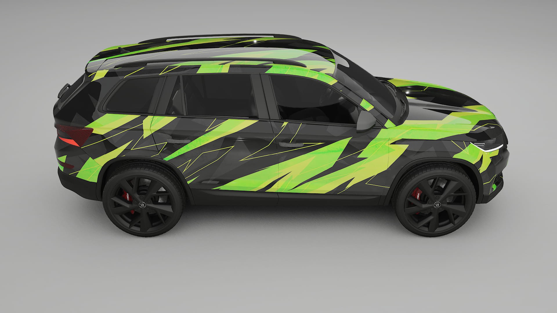 Škoda Kodiaq NS7 NINJA TURTLES – Kit Wrap PPF Personalizat din Folie de Poliuretan Imprimabilă