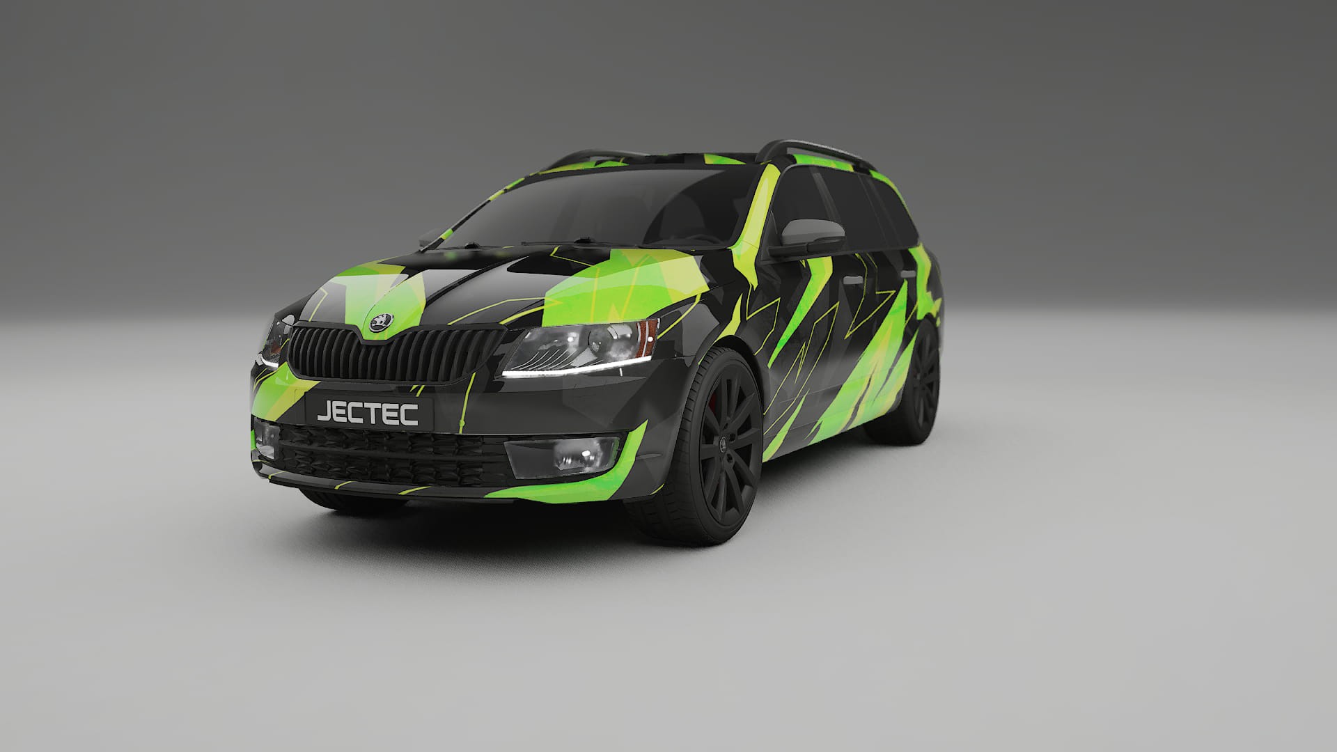 Škoda Octavia combi 5E NINJA TURTLES – Kit Wrap PPF Personalizat din Folie de Poliuretan Imprimabilă