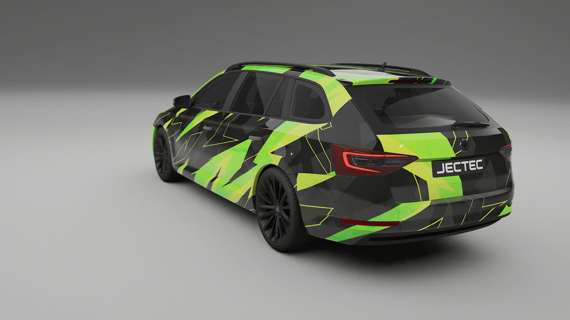 Škoda Superb B8 NINJA TURTLES – Kit Wrap PPF Personalizat din Folie de Poliuretan Imprimabilă