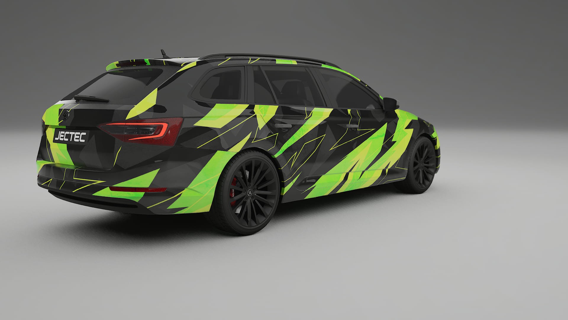 Škoda Superb B8 NINJA TURTLES – Kit Wrap PPF Personalizat din Folie de Poliuretan Imprimabilă