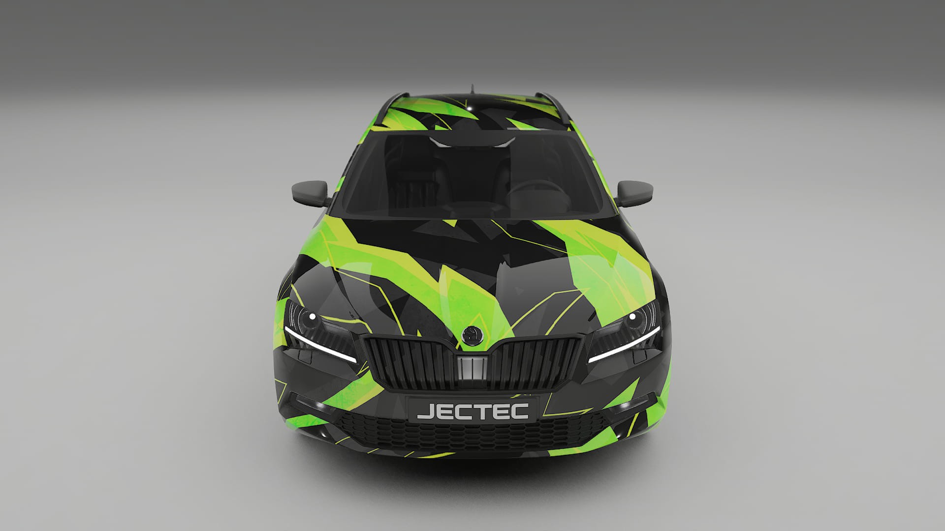 Škoda Superb B8 NINJA TURTLES – Kit Wrap PPF Personalizat din Folie de Poliuretan Imprimabilă