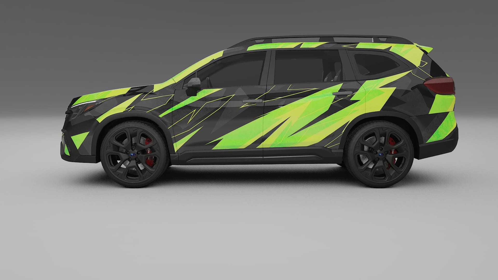 Subaru Ascent BT facelift LCI NINJA TURTLES – Kit Wrap PPF Personalizat din Folie de Poliuretan Imprimabilă