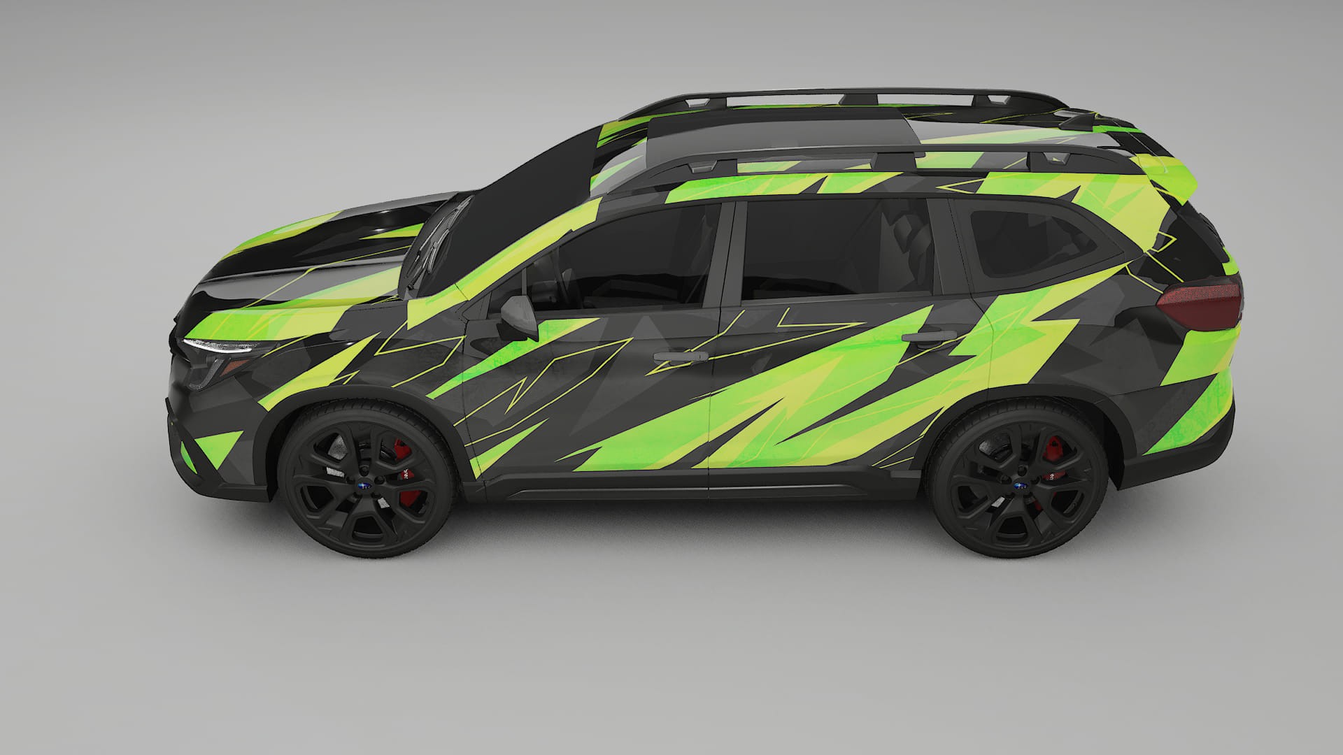 Subaru Ascent BT facelift LCI NINJA TURTLES – Kit Wrap PPF Personalizat din Folie de Poliuretan Imprimabilă