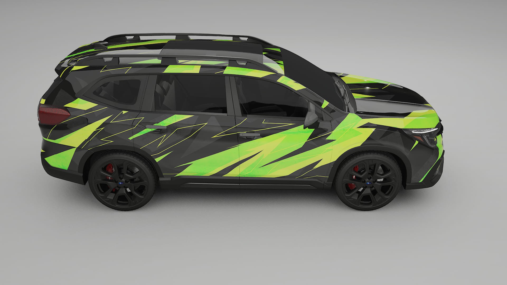 Subaru Ascent BT facelift LCI NINJA TURTLES – Kit Wrap PPF Personalizat din Folie de Poliuretan Imprimabilă