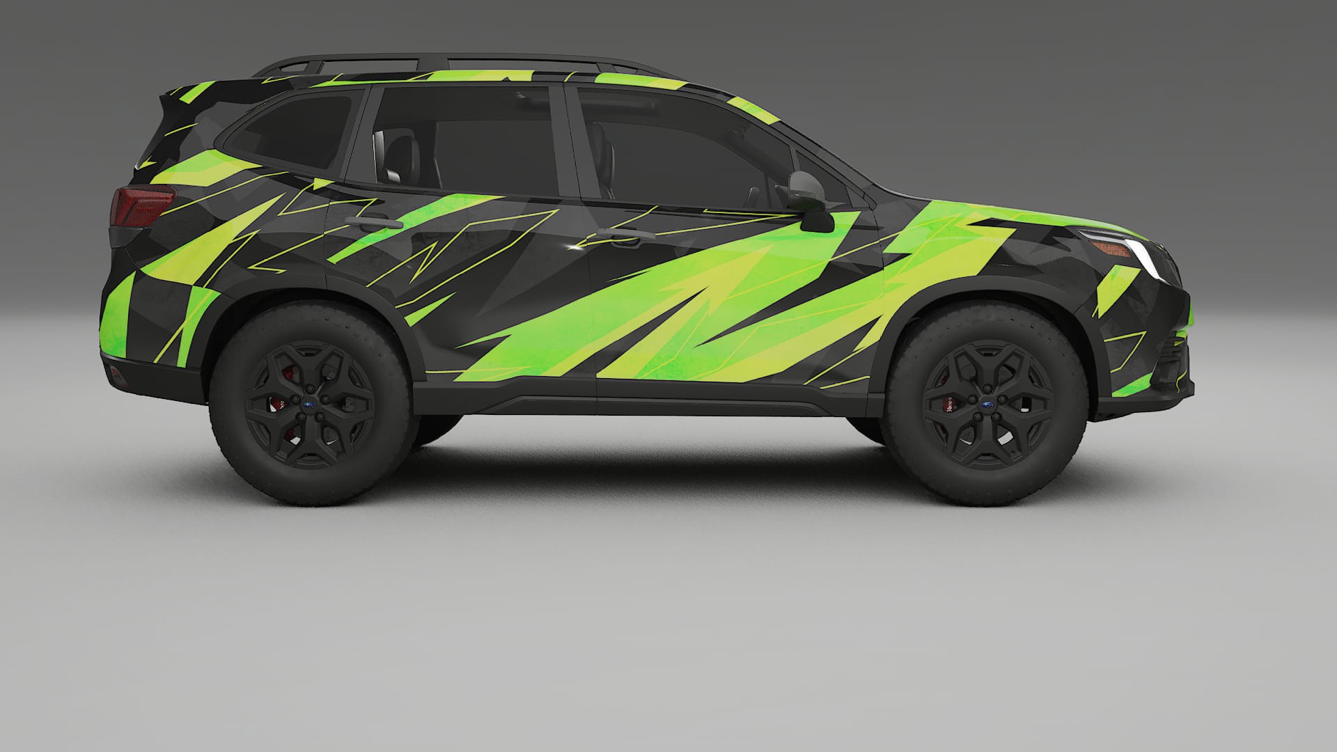Subaru Forester V SK facelift LCI NINJA TURTLES – Kit Wrap PPF Personalizat din Folie de Poliuretan Imprimabilă