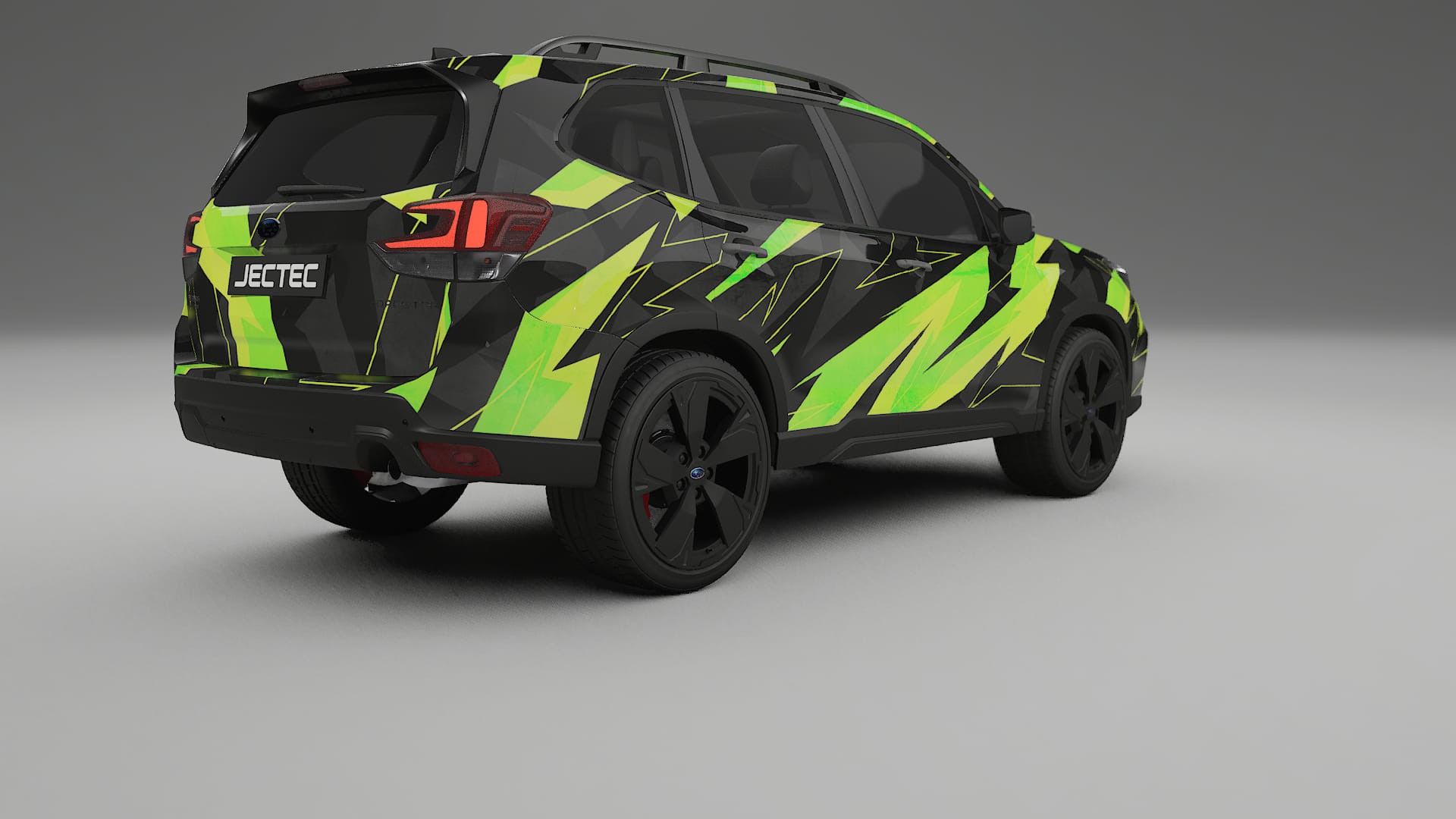 Subaru Forester V SK prefacelift pre-LCI NINJA TURTLES – Kit Wrap PPF Personalizat din Folie de Poliuretan Imprimabilă