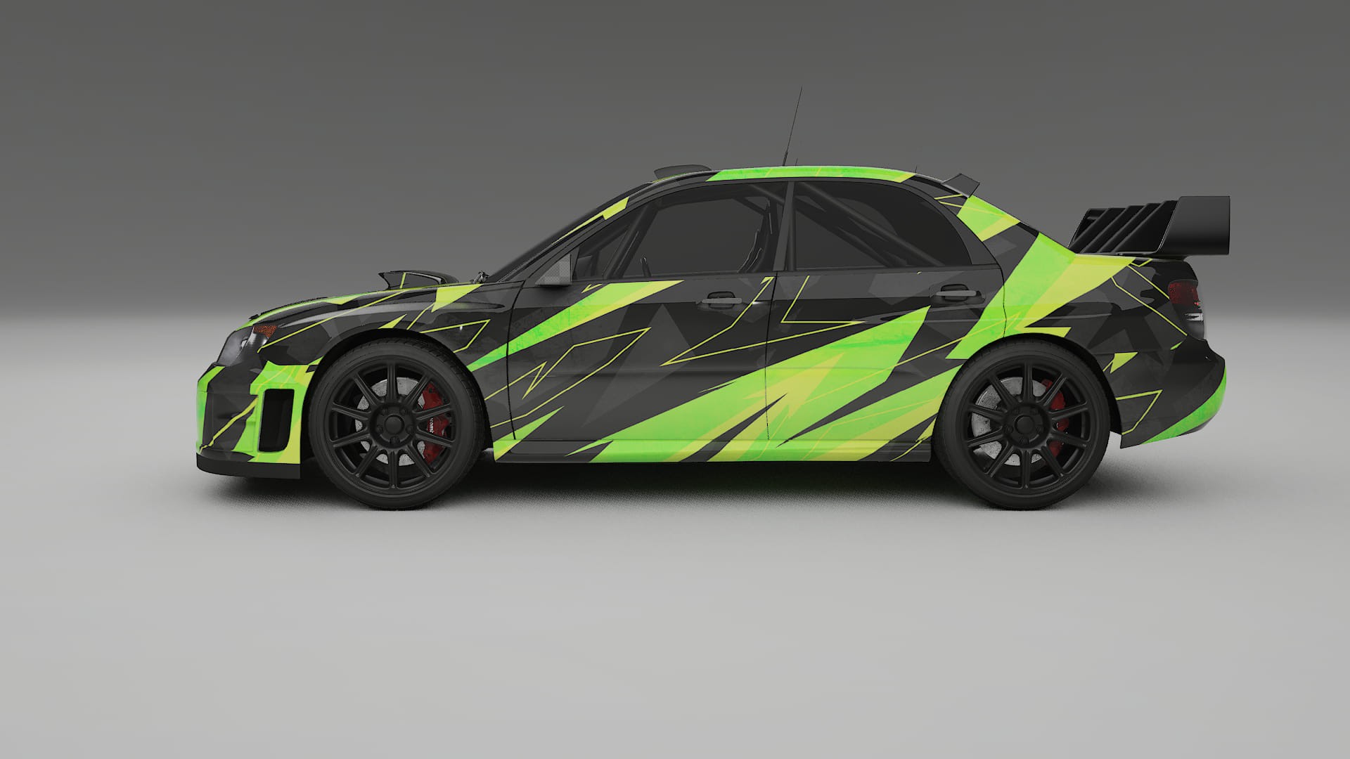 Subaru Impreza WRC GD NINJA TURTLES – Kit Wrap PPF Personalizat din Folie de Poliuretan Imprimabilă