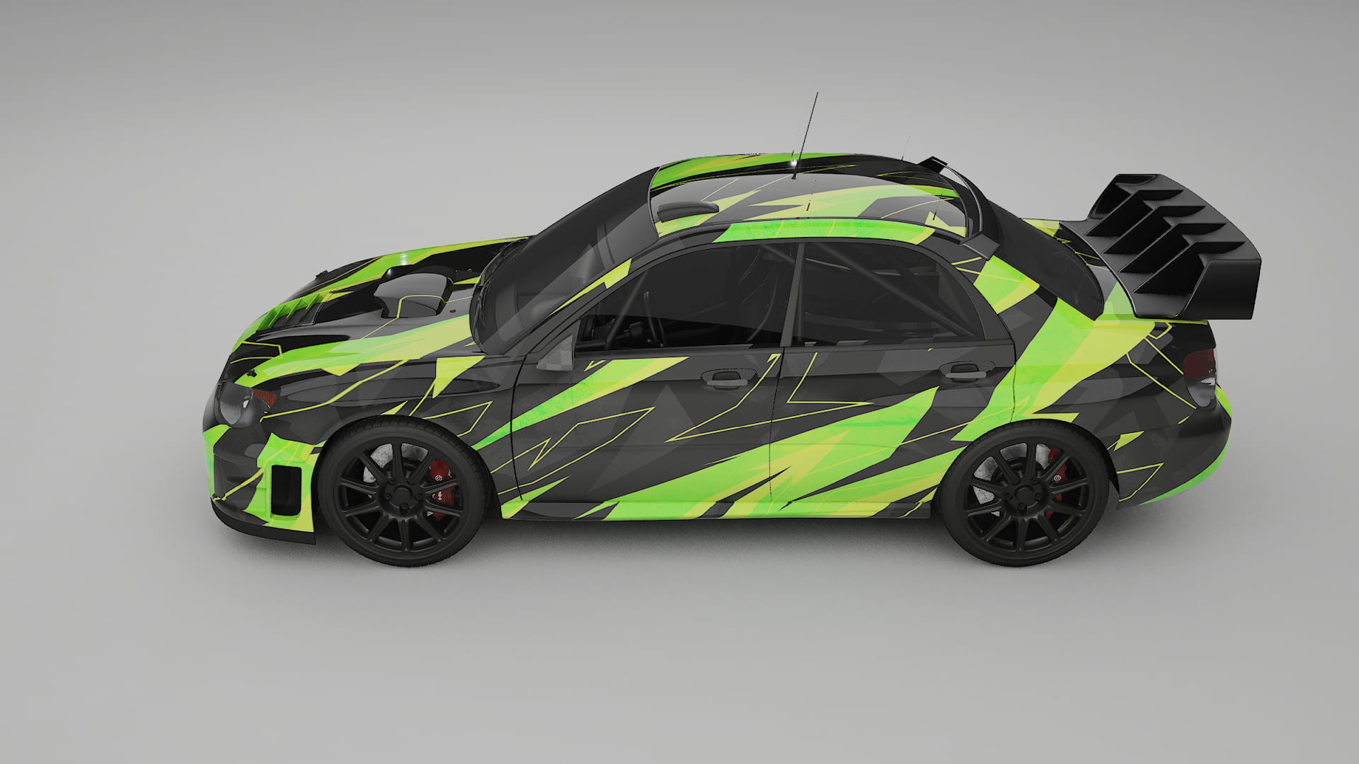 Subaru Impreza WRC GD NINJA TURTLES – Kit Wrap PPF Personalizat din Folie de Poliuretan Imprimabilă