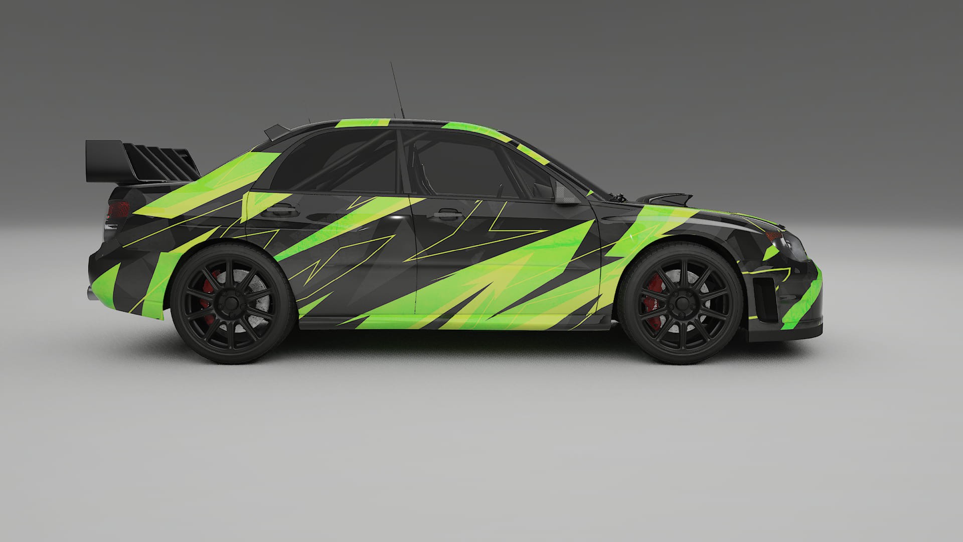 Subaru Impreza WRC GD NINJA TURTLES – Kit Wrap PPF Personalizat din Folie de Poliuretan Imprimabilă