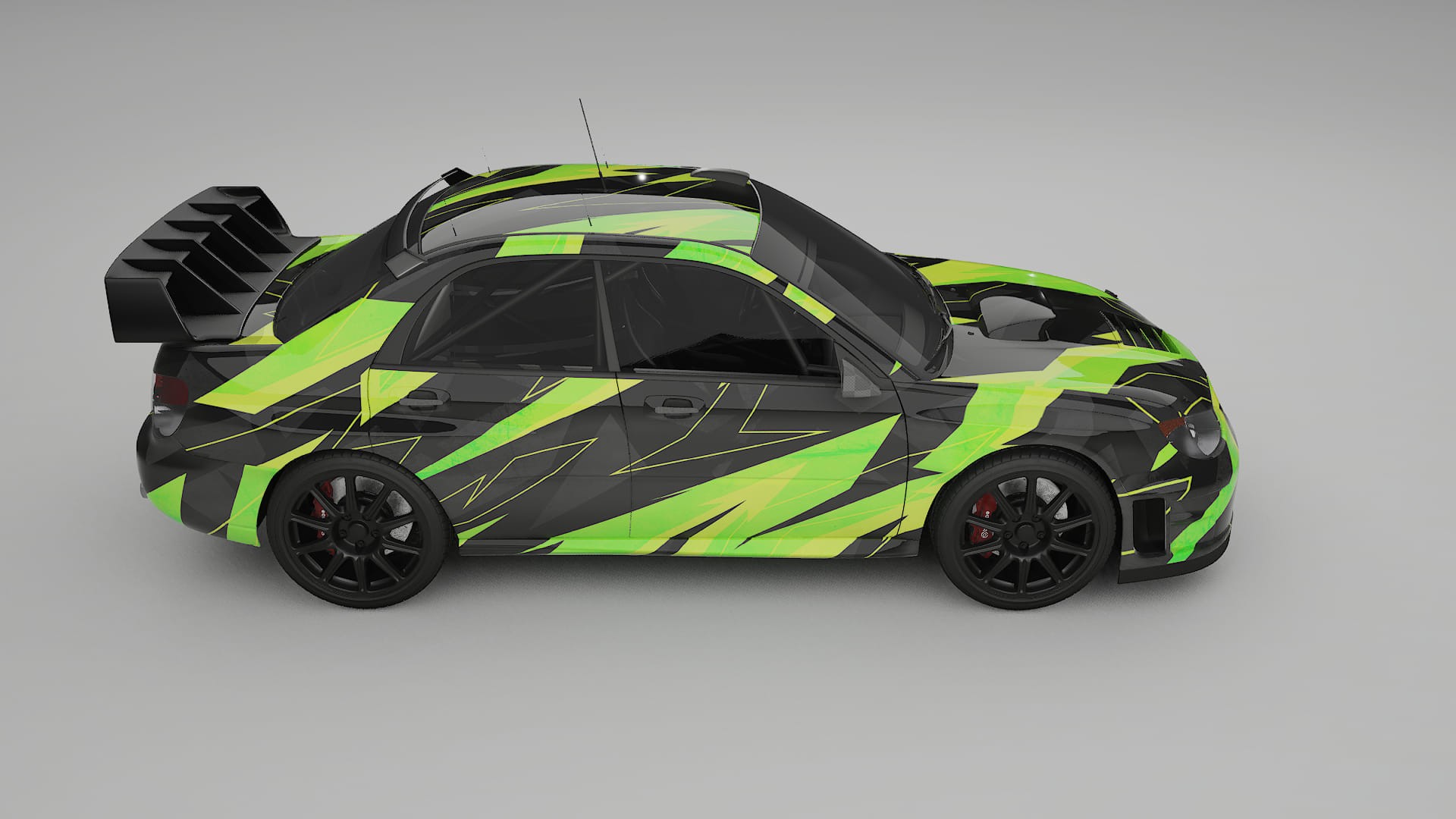 Subaru Impreza WRC GD NINJA TURTLES – Kit Wrap PPF Personalizat din Folie de Poliuretan Imprimabilă